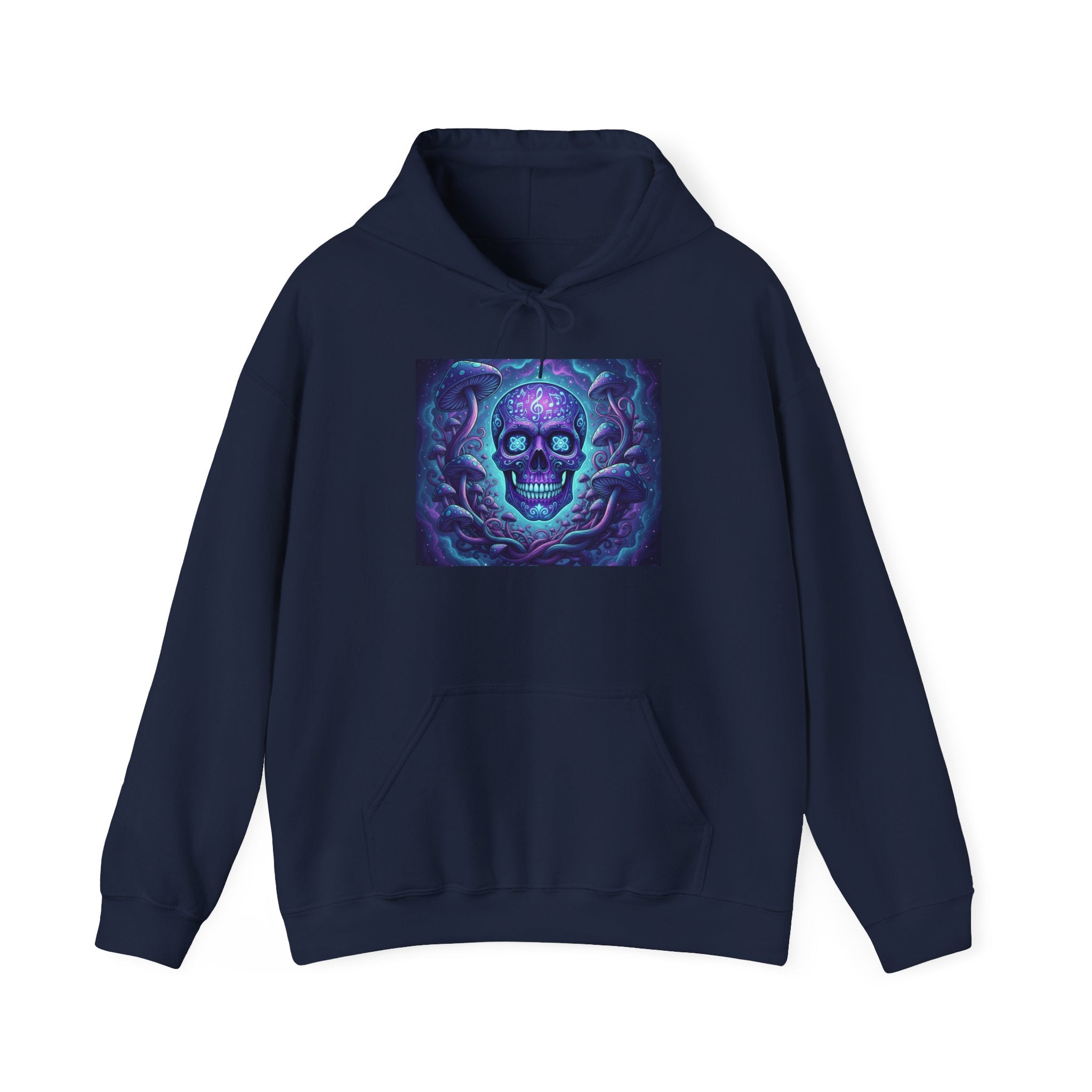 Purple Mystic Sugar Skull Hoodie Sweatshirt