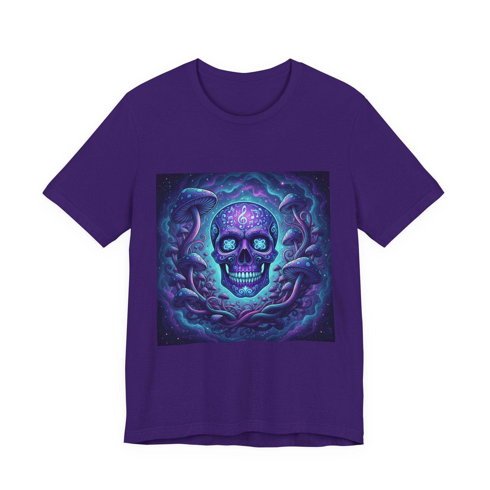 Gothic Skull Graphic Tee, Unisex T-Shirt, Casual Wear, Halloween Apparel, Music Festival Shirt, Edgy Streetwear, Unique Gift Idea