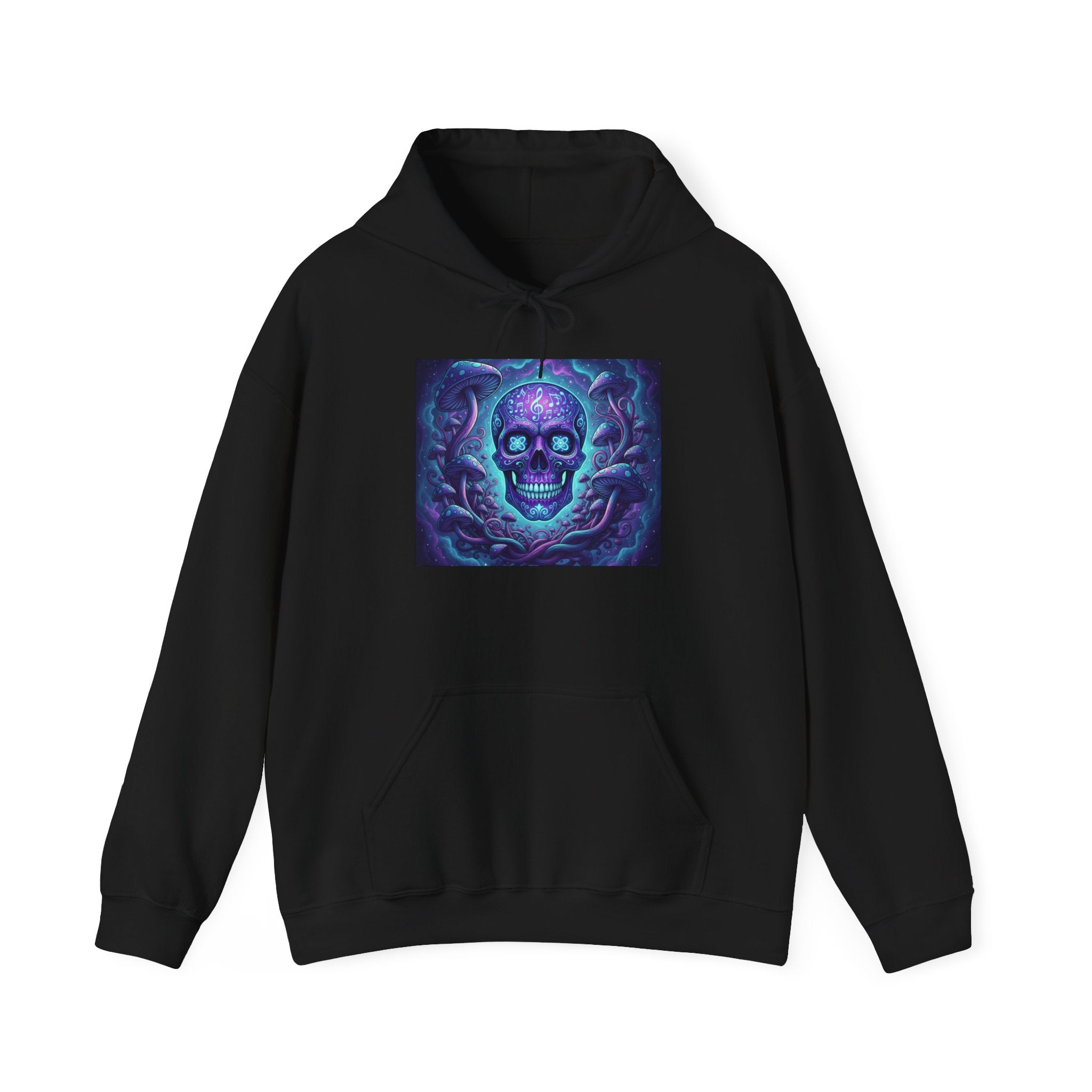 Purple Mystic Sugar Skull Hoodie Sweatshirt