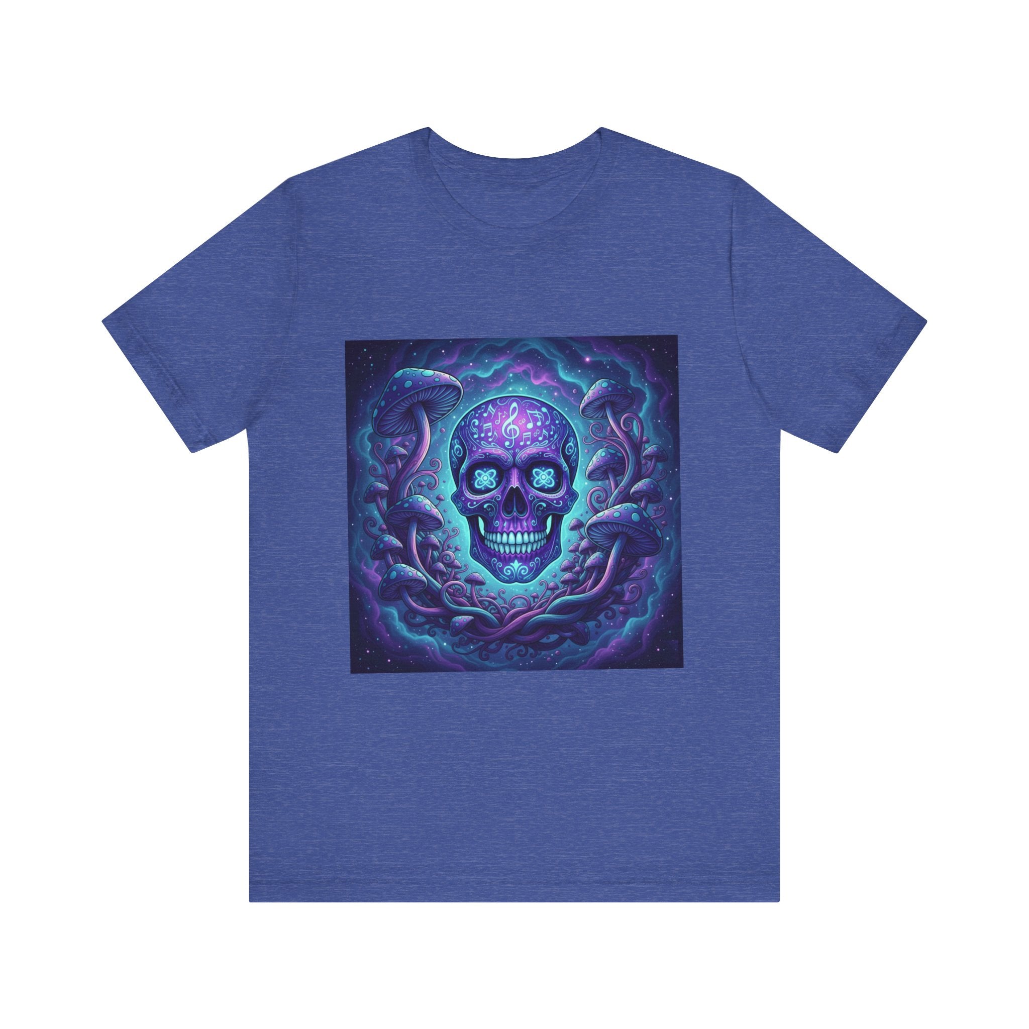 Gothic Skull Graphic Tee, Unisex T-Shirt, Casual Wear, Halloween Apparel, Music Festival Shirt, Edgy Streetwear, Unique Gift Idea