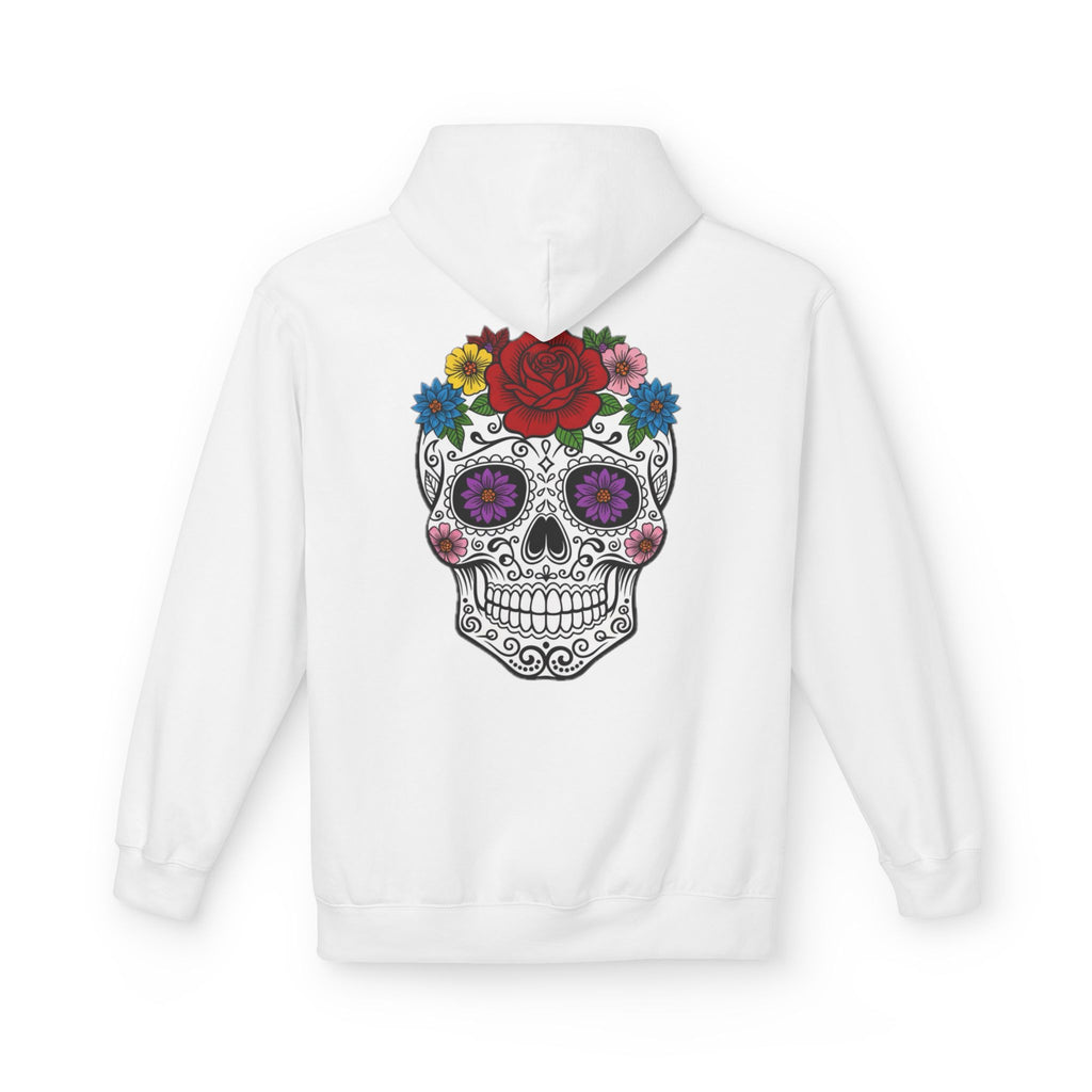 Bohemian Floral Skull Hoodie, Casual Unisex Sweatshirt, Trendy Gift for Her, Music Festival Apparel, Halloween Costume