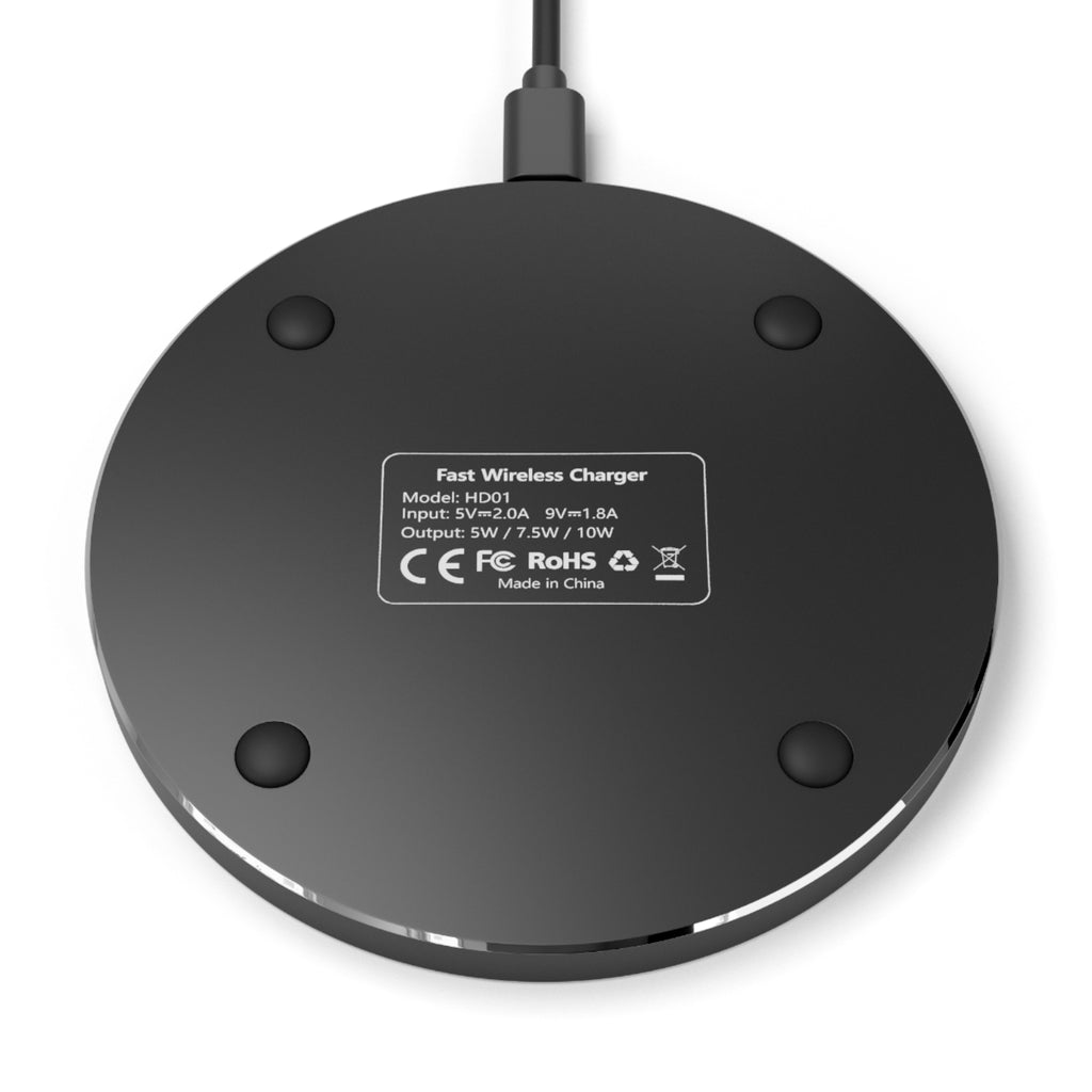 Glow-in-the-Dark Skull Wireless Charger, Unique Tech Gift, Halloween Decor, Eco-Friendly Charger, Replacement Phone Charger, Desk Accessory