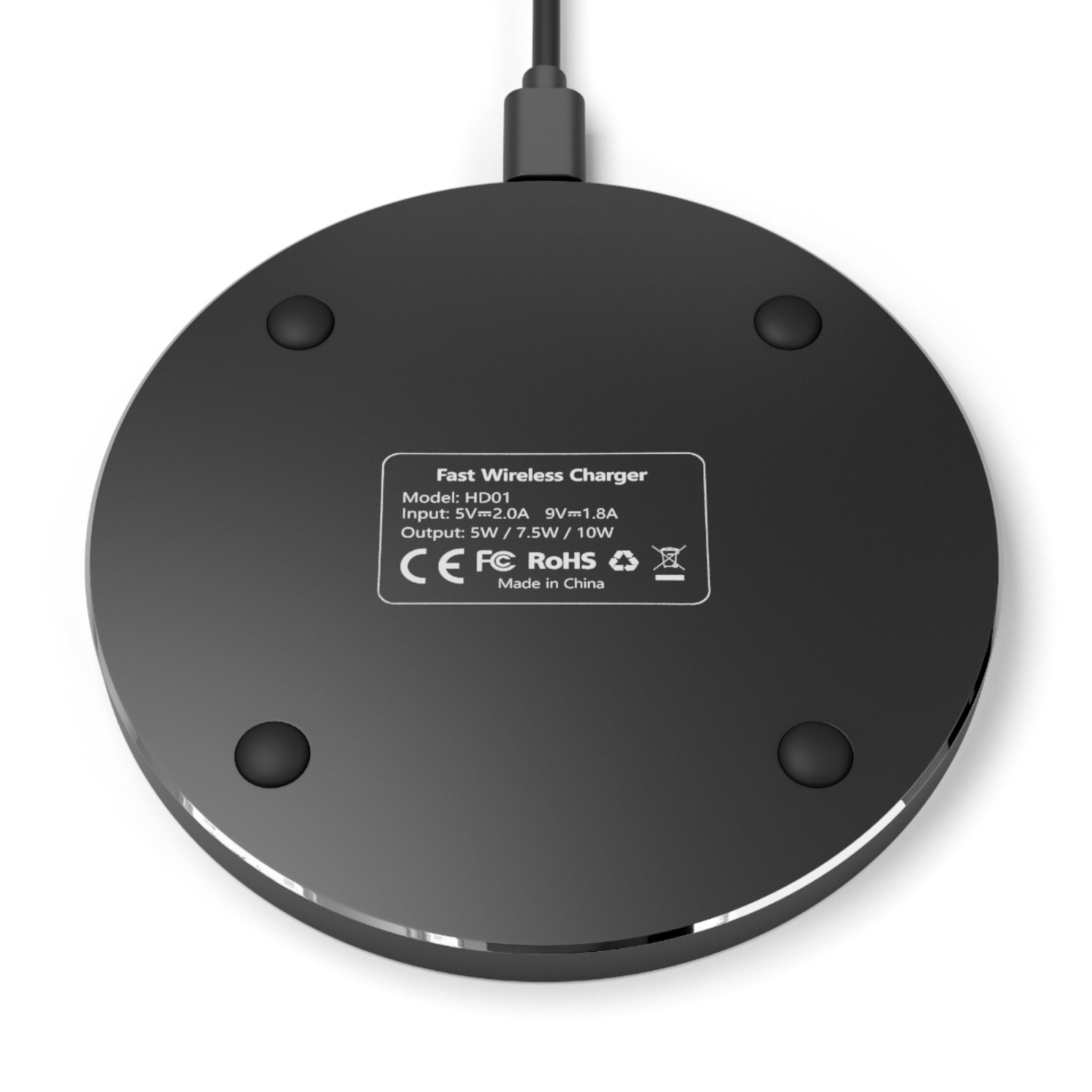 Glow-in-the-Dark Skull Wireless Charger, Unique Tech Gift, Halloween Decor, Eco-Friendly Charger, Replacement Phone Charger, Desk Accessory