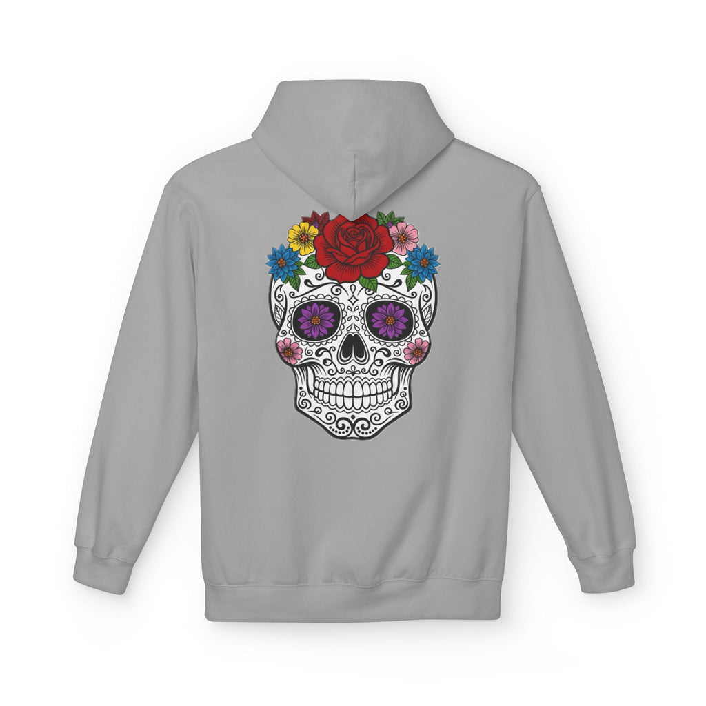 Bohemian Floral Skull Hoodie, Casual Unisex Sweatshirt, Trendy Gift for Her, Music Festival Apparel, Halloween Costume