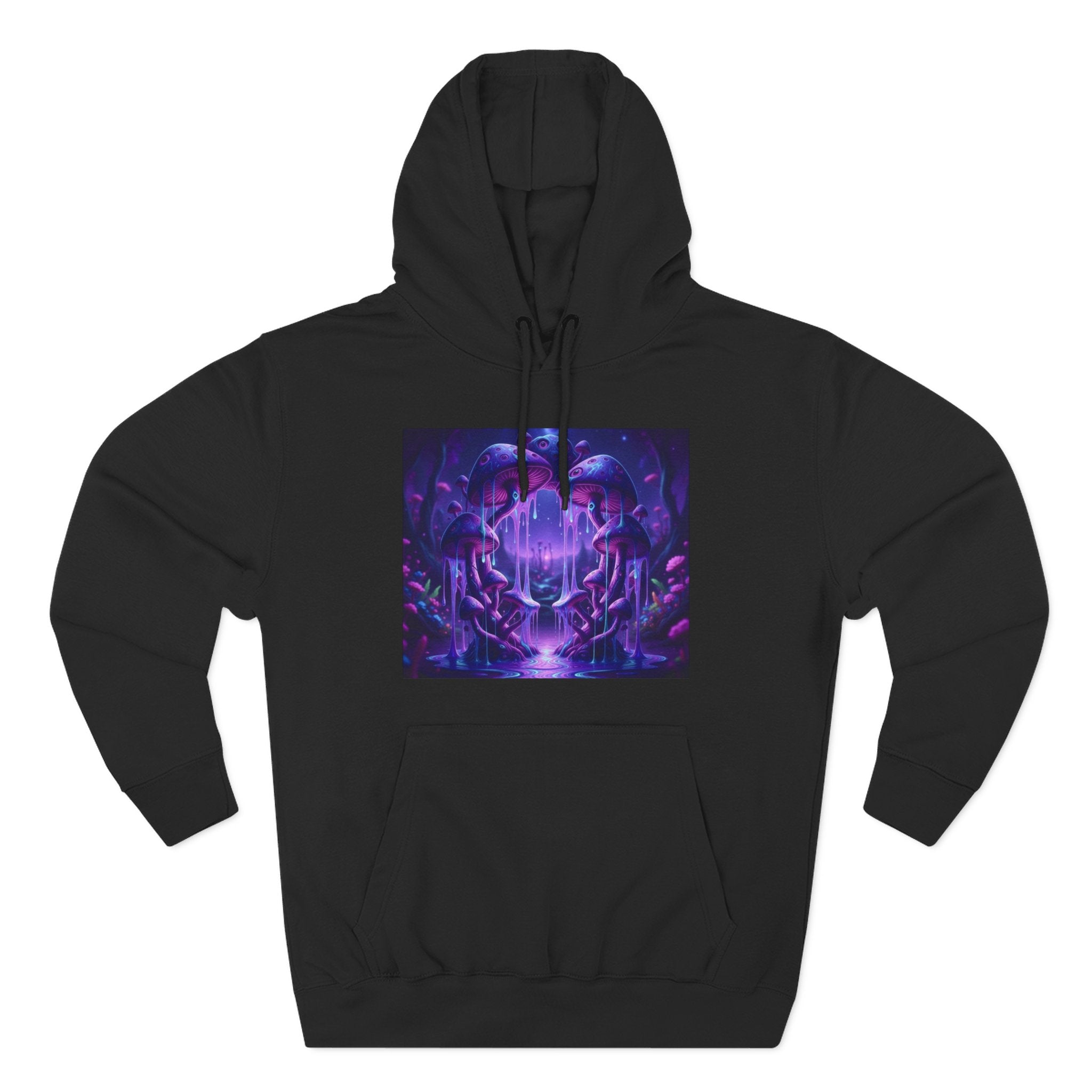 Galactic Vibes Fleece Hoodie - Cosmic Art Pullover, Space-Themed Gift, Unisex Sweatshirt, Trendy Streetwear, Perfect for Fall and Winter