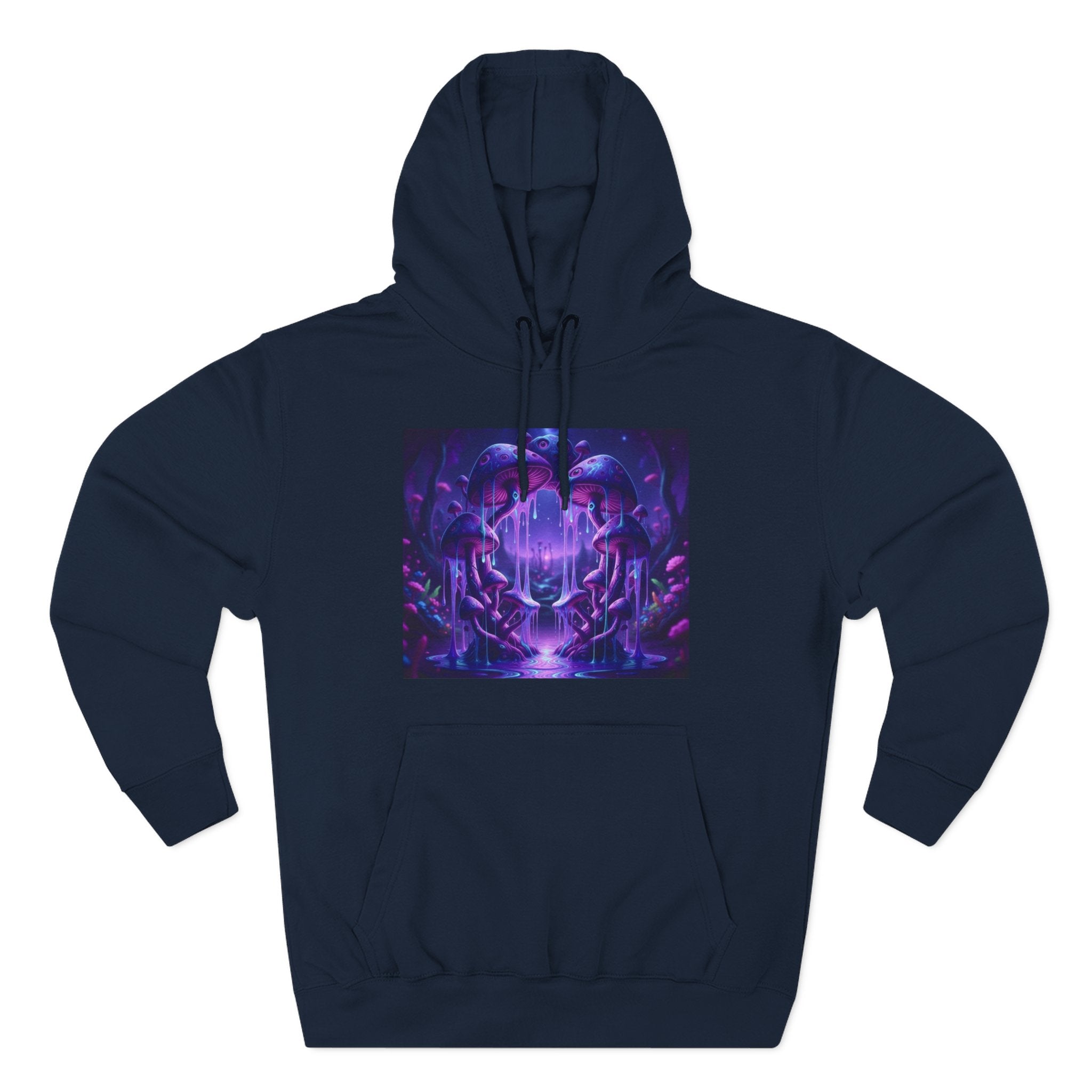Galactic Vibes Fleece Hoodie - Cosmic Art Pullover, Space-Themed Gift, Unisex Sweatshirt, Trendy Streetwear, Perfect for Fall and Winter