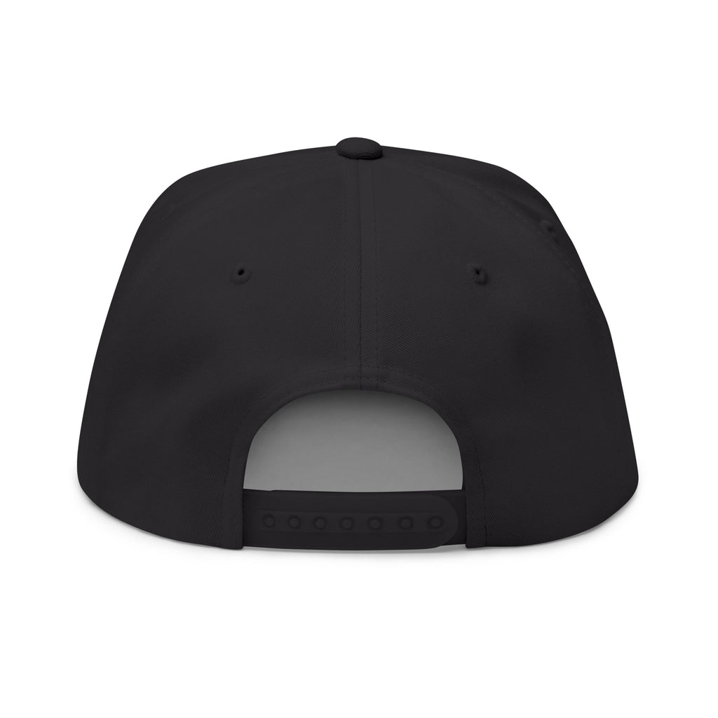 Stylish Embroidered Flat Bill Cap - Panther Design, Streetwear, Gift for Him, Accessory for All Occasions