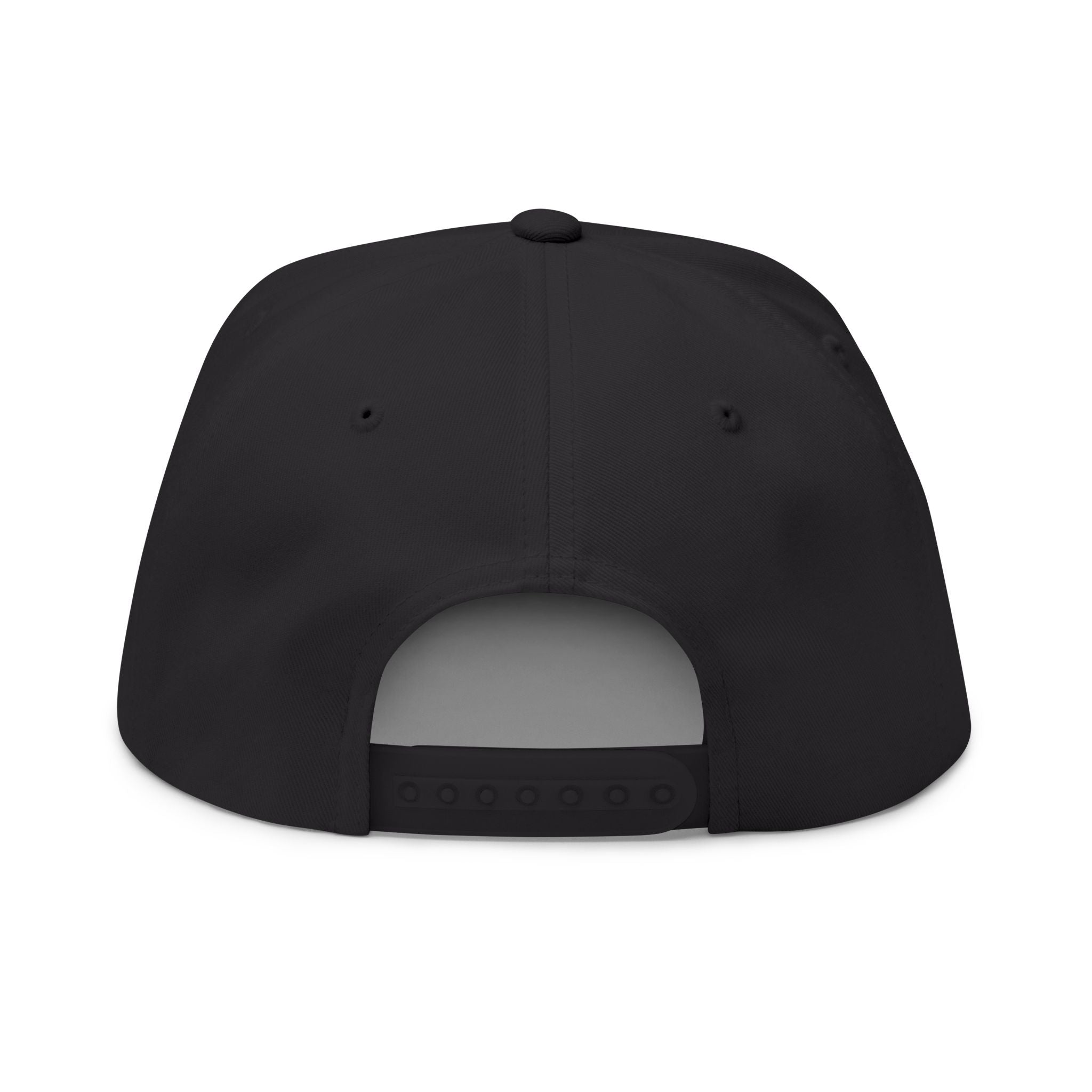 Stylish Embroidered Flat Bill Cap - Panther Design, Streetwear, Gift for Him, Accessory for All Occasions