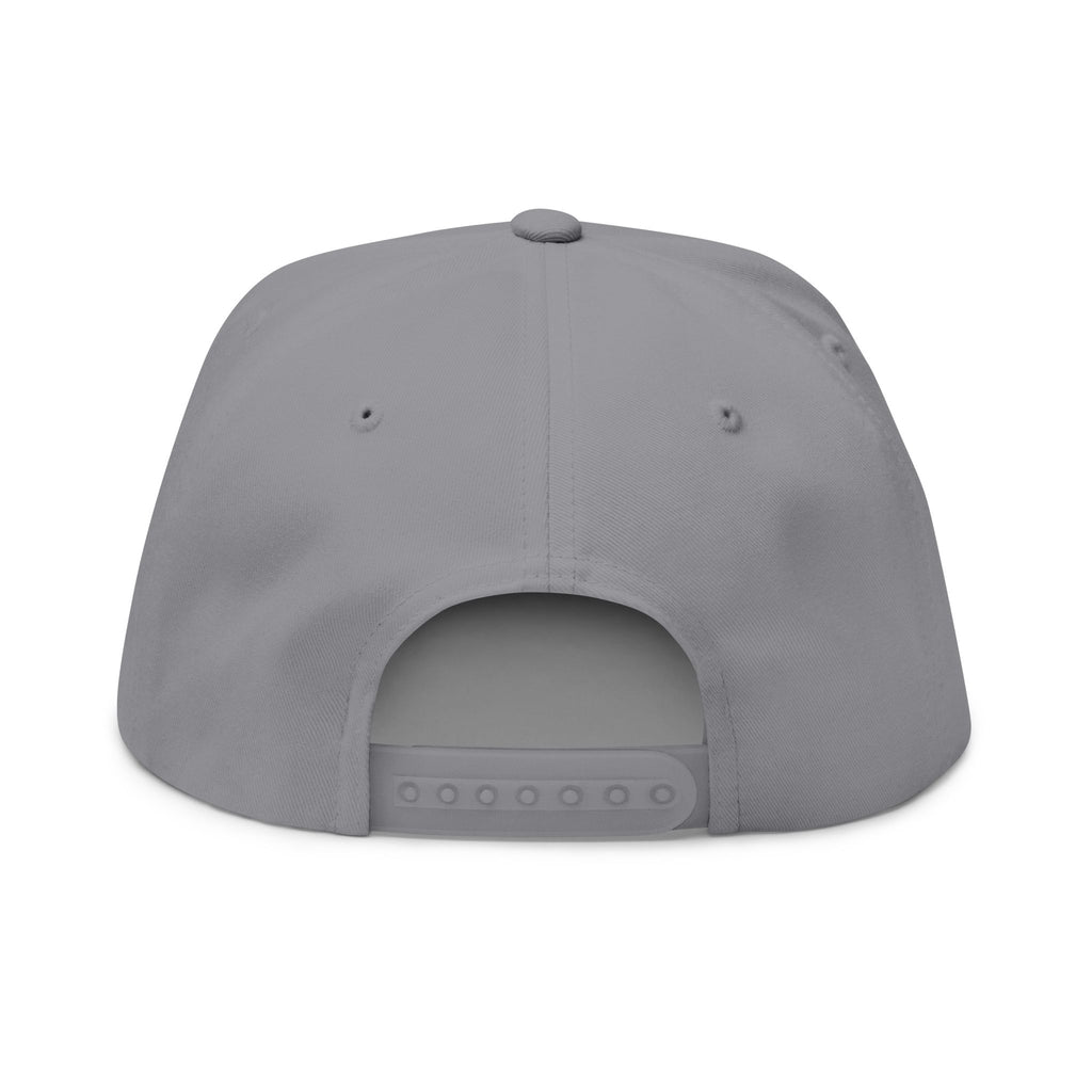 Stylish Embroidered Flat Bill Cap - Panther Design, Streetwear, Gift for Him, Accessory for All Occasions