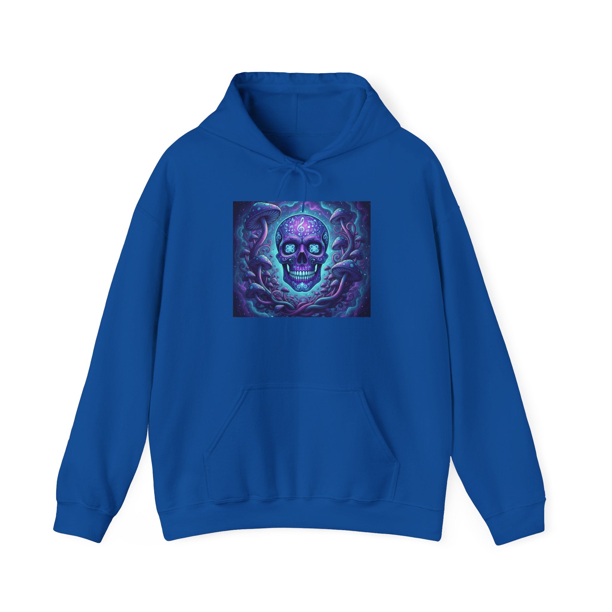 Purple Mystic Sugar Skull Hoodie Sweatshirt