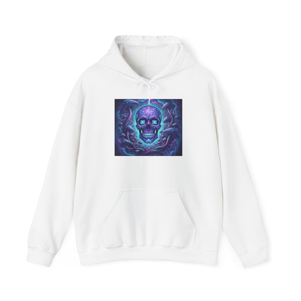 Purple Mystic Sugar Skull Hoodie Sweatshirt