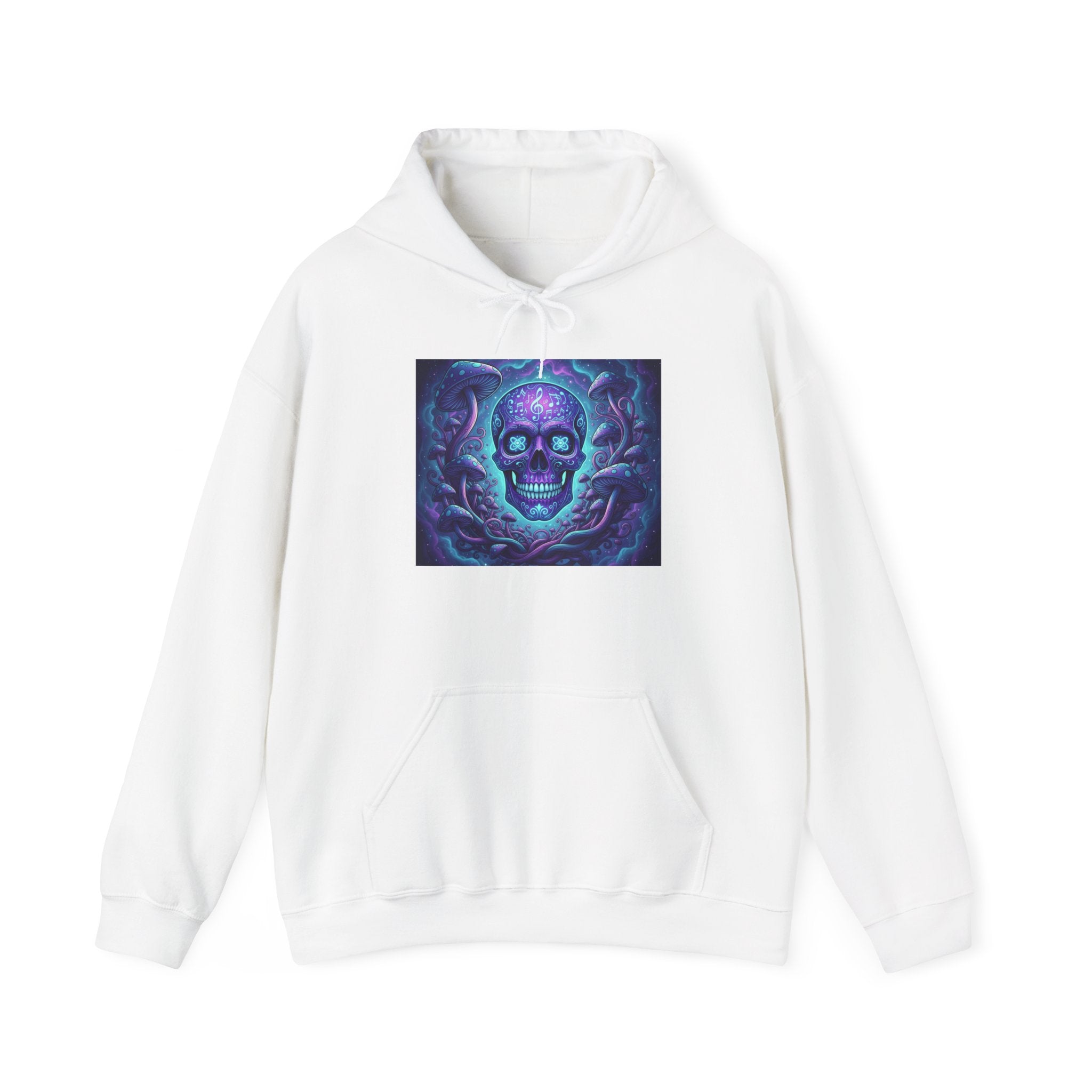 Purple Mystic Sugar Skull Hoodie Sweatshirt