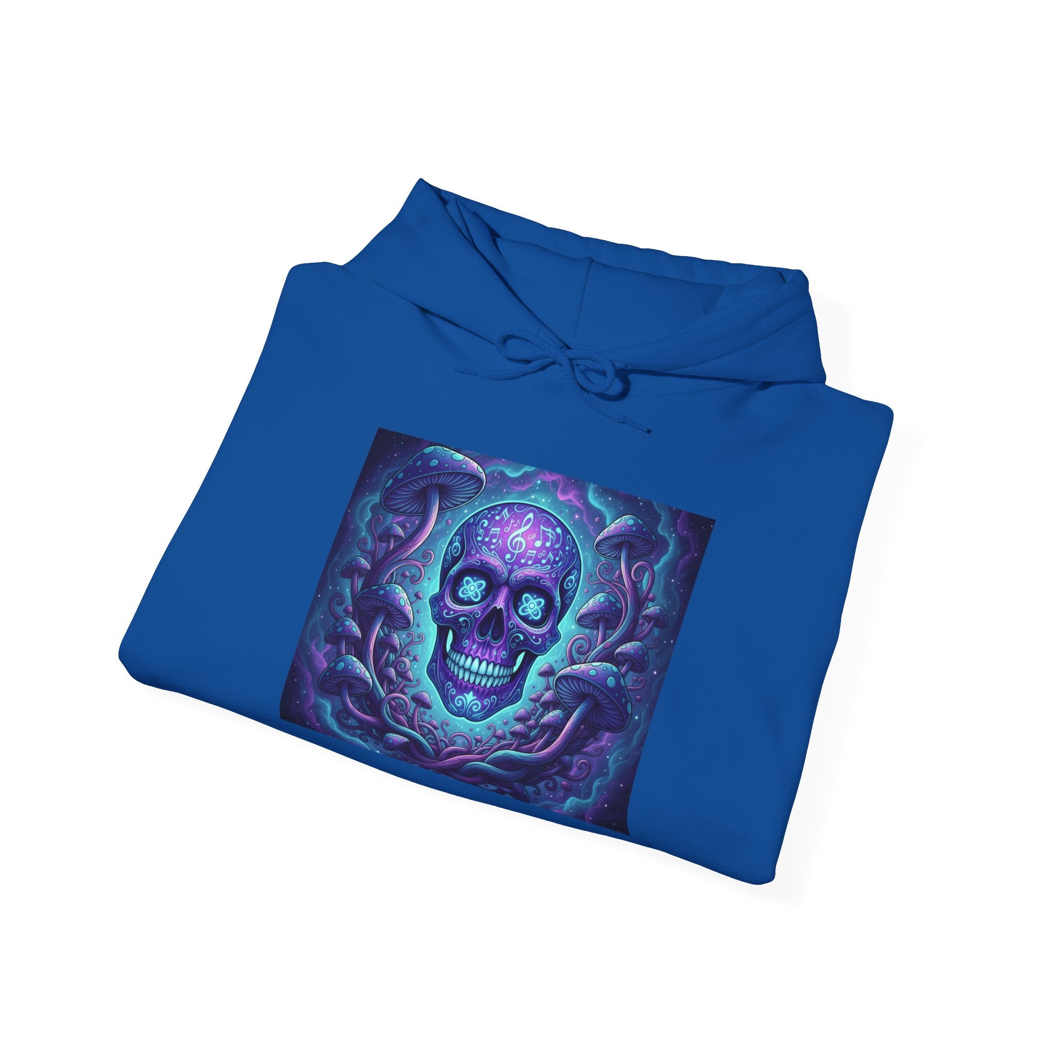Purple Mystic Sugar Skull Hoodie Sweatshirt
