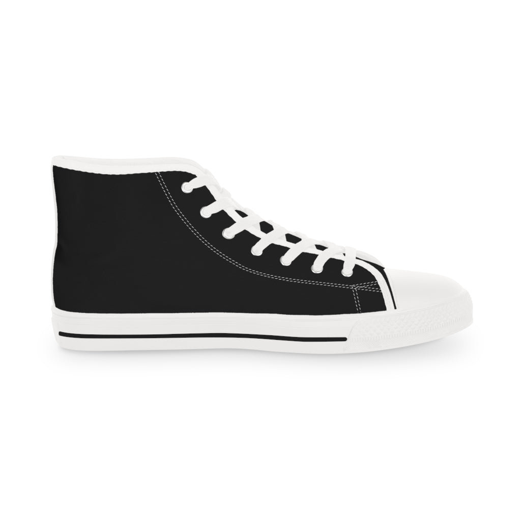 Stylish High Top Sneakers - Colorful Heart Design, Casual Footwear, Streetwear, Love Gifts, Unique Weekend Style