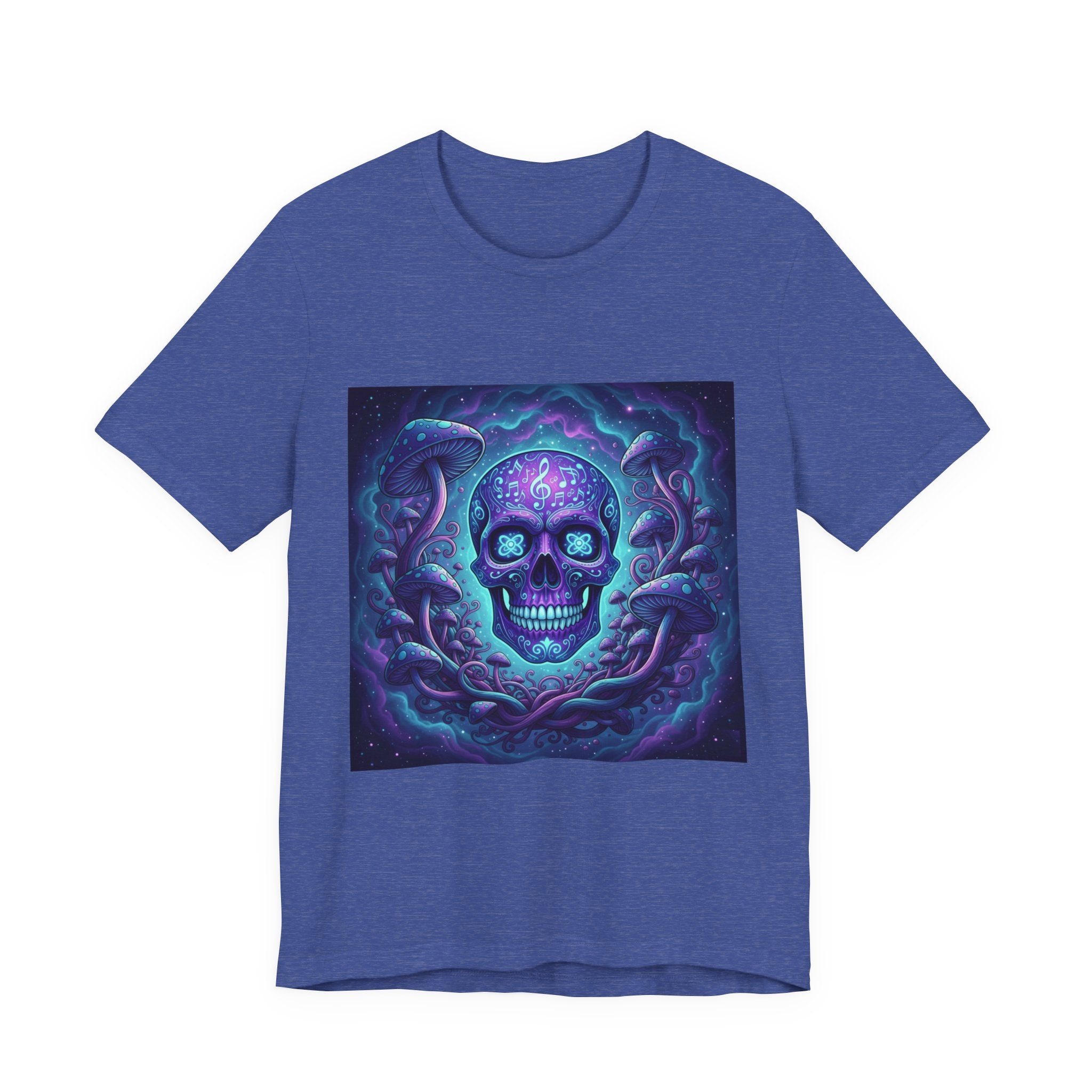 Gothic Skull Graphic Tee, Unisex T-Shirt, Casual Wear, Halloween Apparel, Music Festival Shirt, Edgy Streetwear, Unique Gift Idea