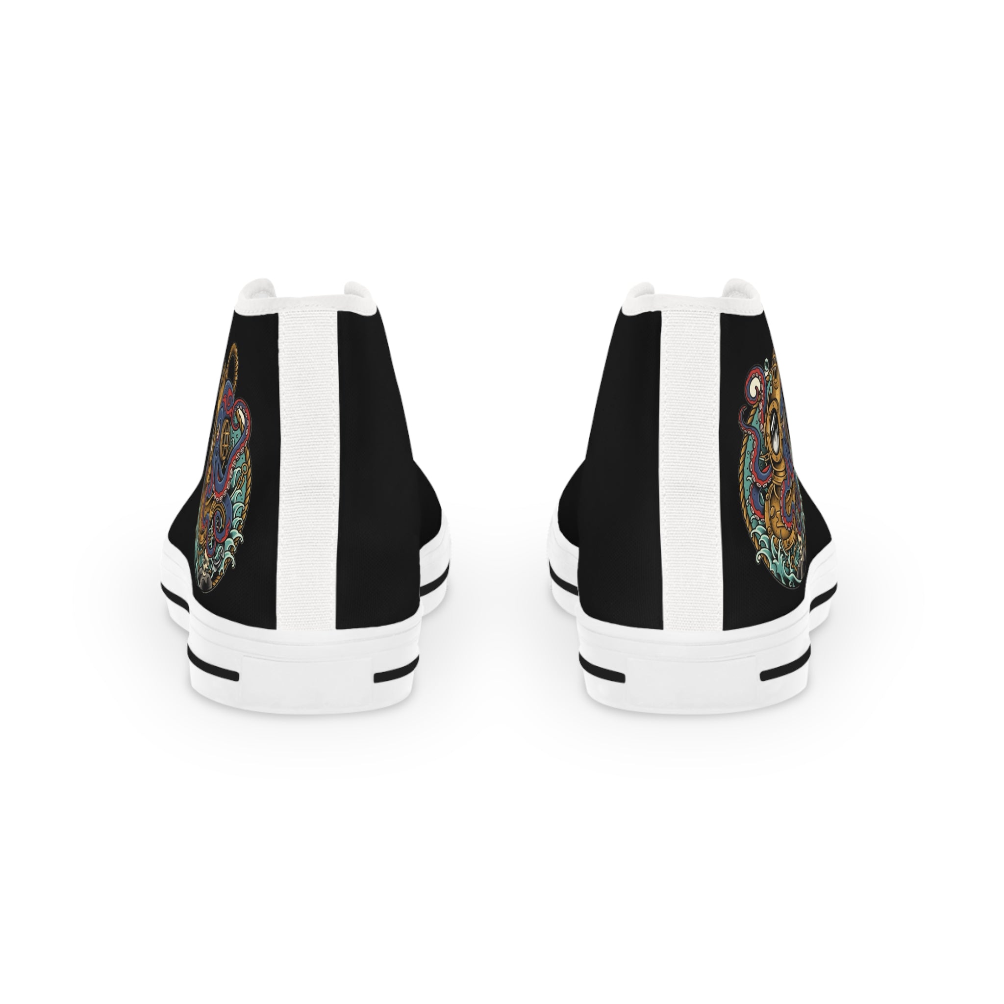 Stylish High Top Sneakers - Colorful Heart Design, Casual Footwear, Streetwear, Love Gifts, Unique Weekend Style