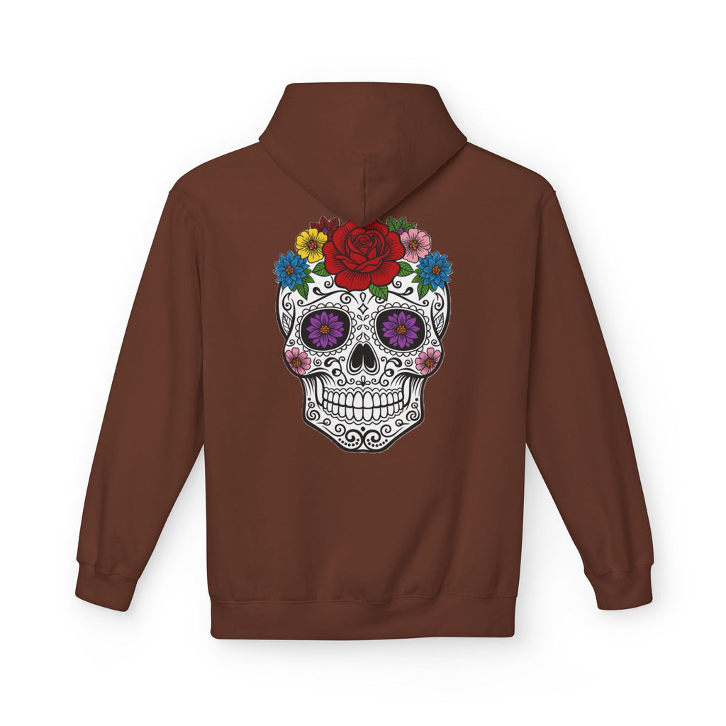 Bohemian Floral Skull Hoodie, Casual Unisex Sweatshirt, Trendy Gift for Her, Music Festival Apparel, Halloween Costume