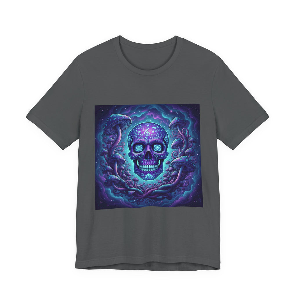 Gothic Skull Graphic Tee, Unisex T-Shirt, Casual Wear, Halloween Apparel, Music Festival Shirt, Edgy Streetwear, Unique Gift Idea