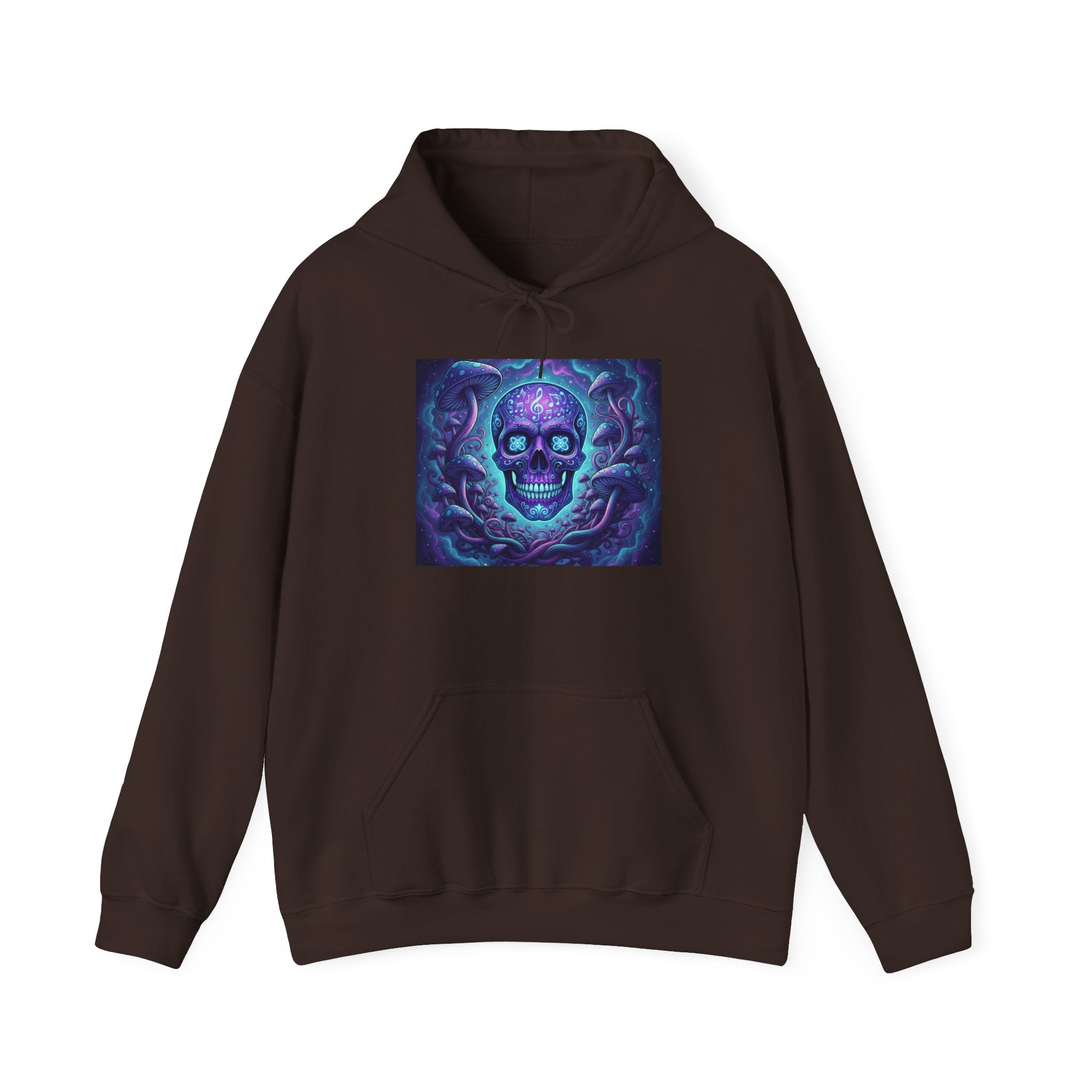 Purple Mystic Sugar Skull Hoodie Sweatshirt