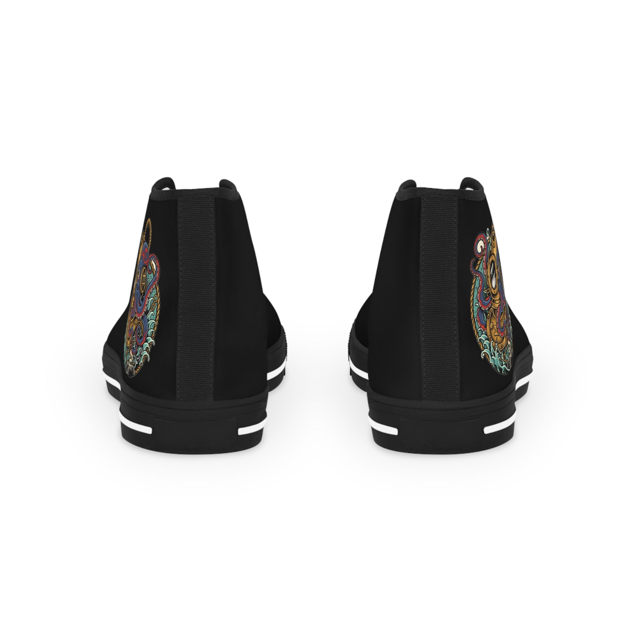 Stylish High Top Sneakers - Colorful Heart Design, Casual Footwear, Streetwear, Love Gifts, Unique Weekend Style