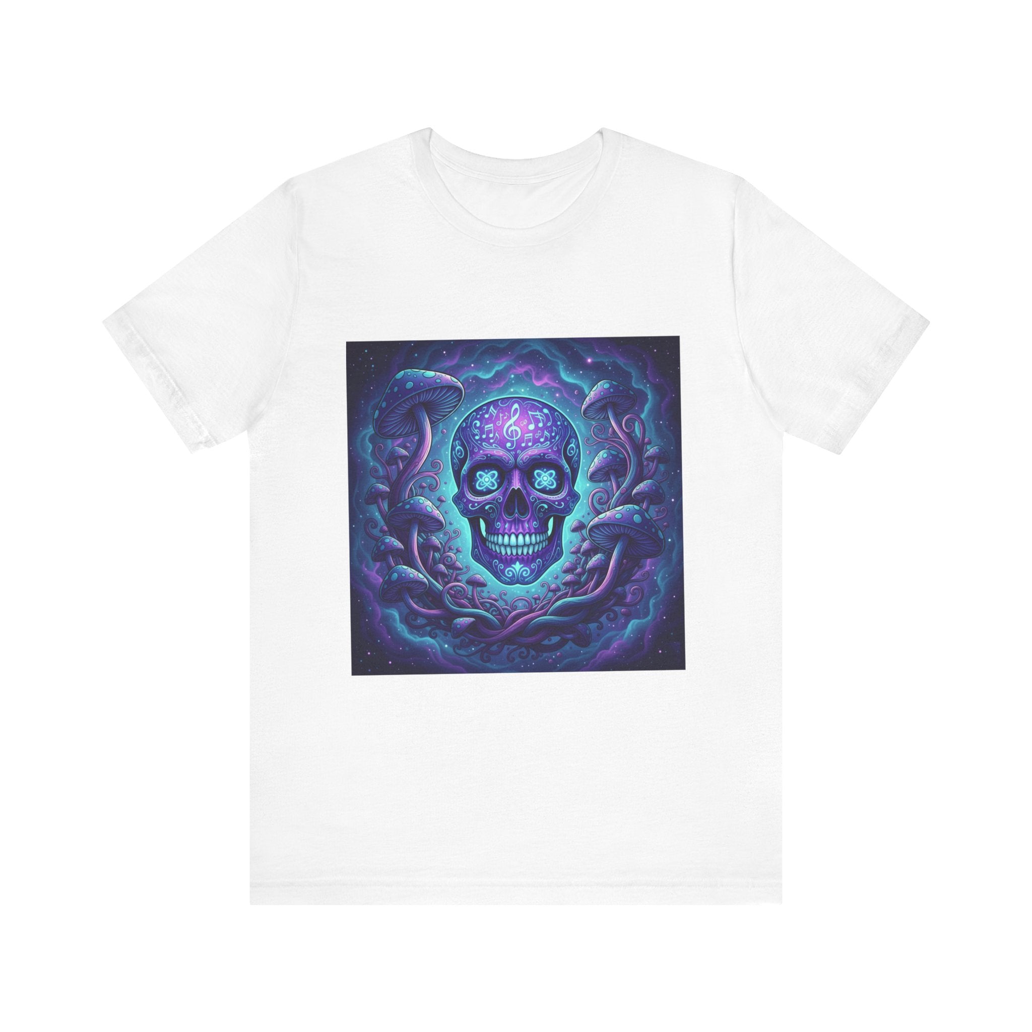 Gothic Skull Graphic Tee, Unisex T-Shirt, Casual Wear, Halloween Apparel, Music Festival Shirt, Edgy Streetwear, Unique Gift Idea