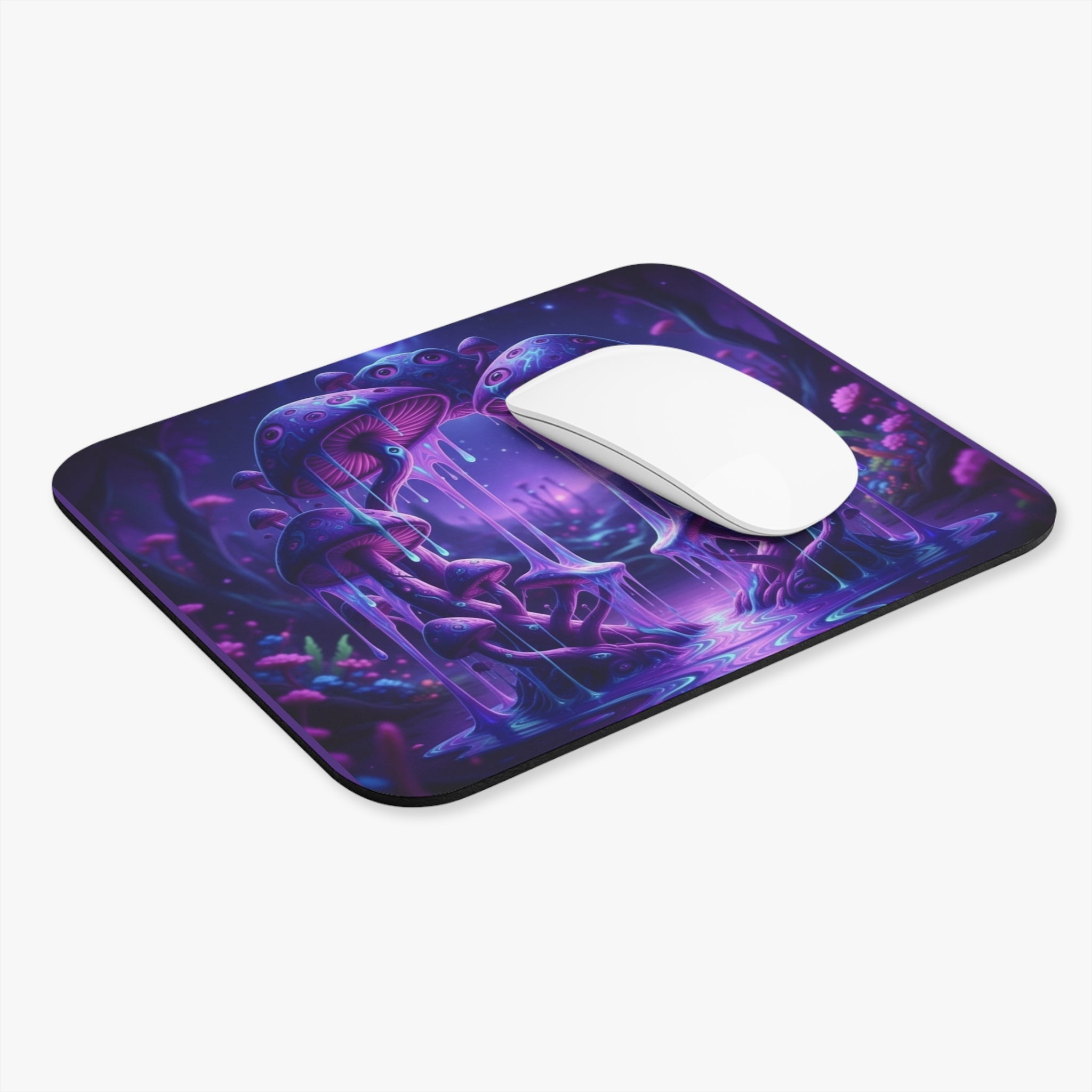 Mystical Mushroom Mouse Pad, Gaming Desk Accessory, Fantasy Decor for Home Office, Unique Gift for Gamers, Nature Lover's Desk