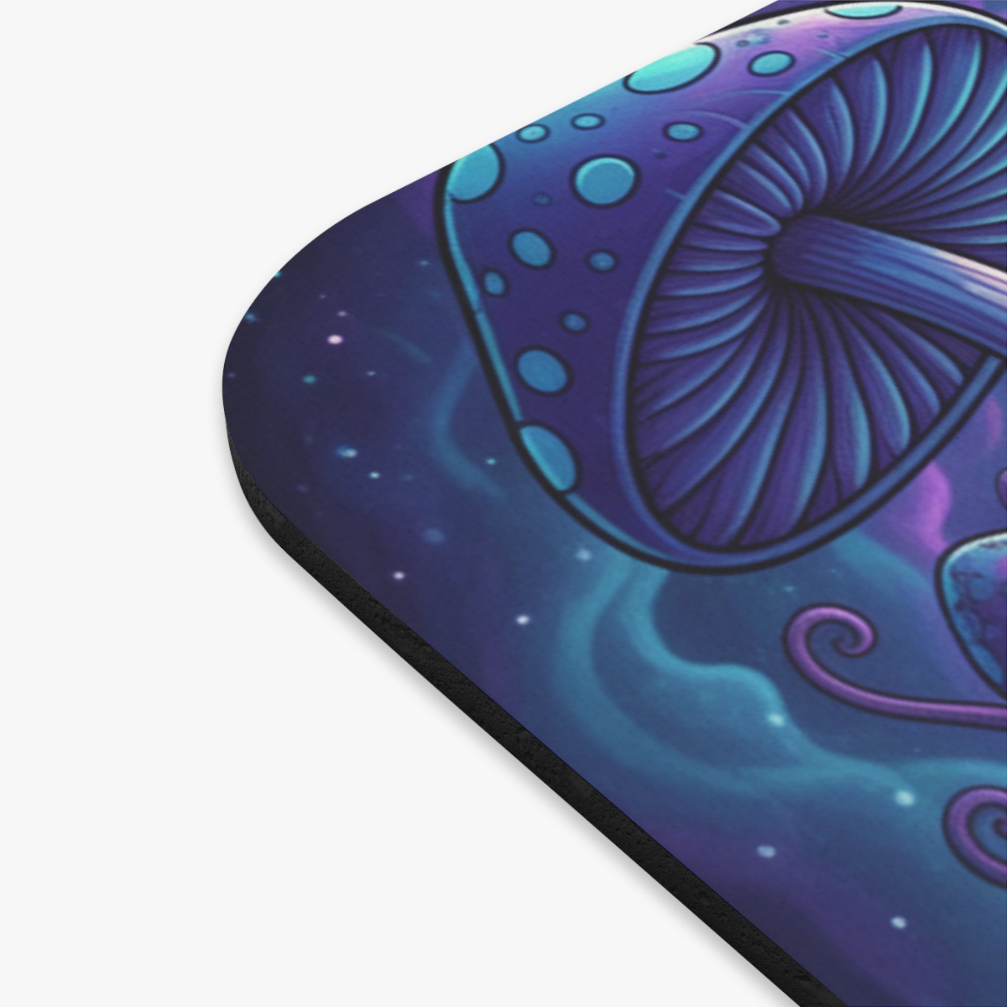 Psychedelic Skull Mouse Pad, Artistic Desk Accessory, Computer Mouse Mat, Gift for Gamers, Unique Office Decor, Music and Nature Theme