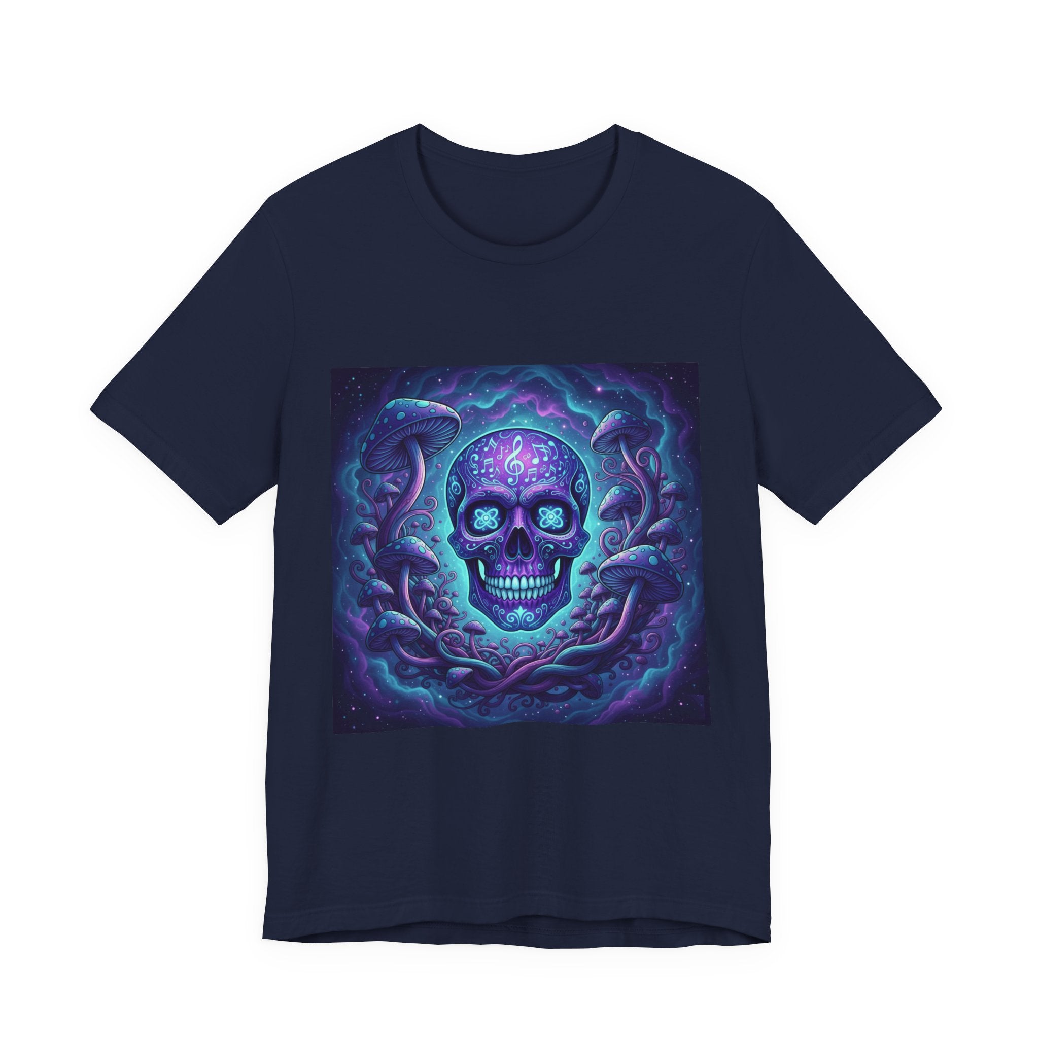 Gothic Skull Graphic Tee, Unisex T-Shirt, Casual Wear, Halloween Apparel, Music Festival Shirt, Edgy Streetwear, Unique Gift Idea