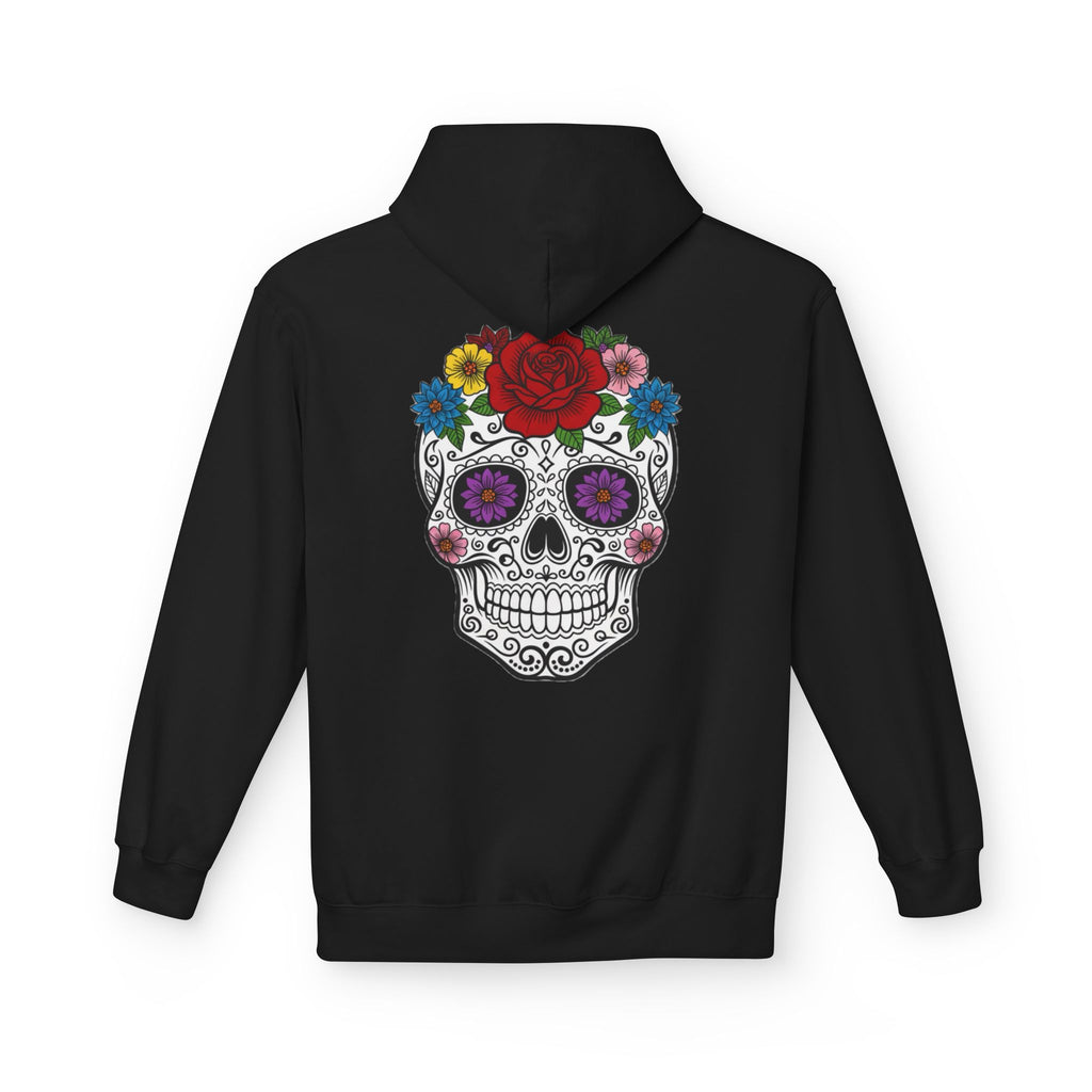 Bohemian Floral Skull Hoodie, Casual Unisex Sweatshirt, Trendy Gift for Her, Music Festival Apparel, Halloween Costume