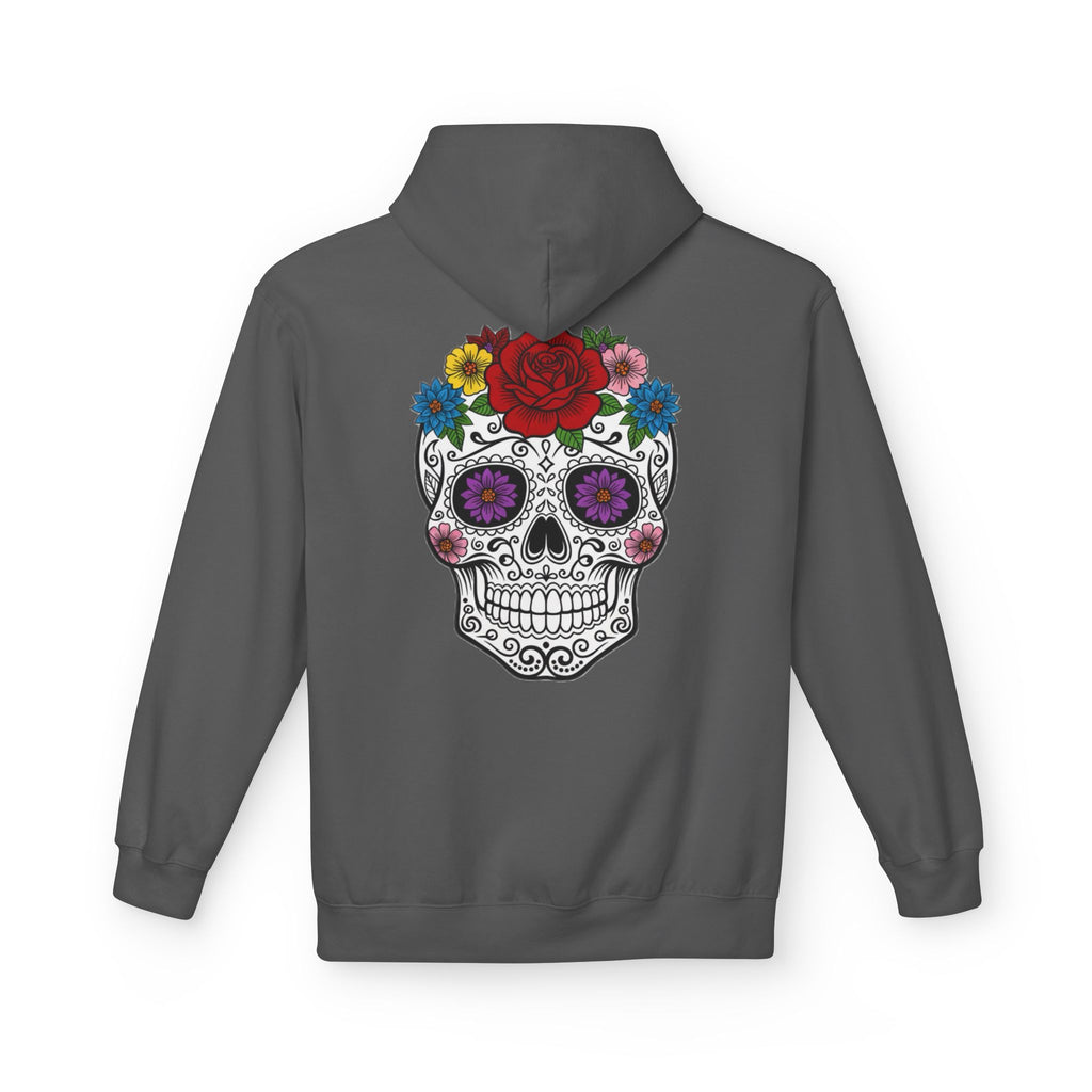Bohemian Floral Skull Hoodie, Casual Unisex Sweatshirt, Trendy Gift for Her, Music Festival Apparel, Halloween Costume