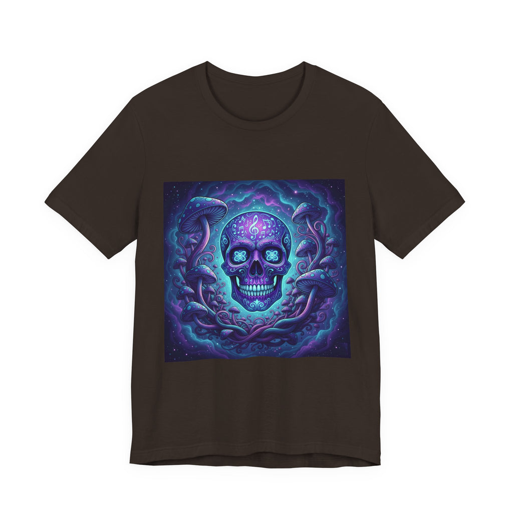 Gothic Skull Graphic Tee, Unisex T-Shirt, Casual Wear, Halloween Apparel, Music Festival Shirt, Edgy Streetwear, Unique Gift Idea