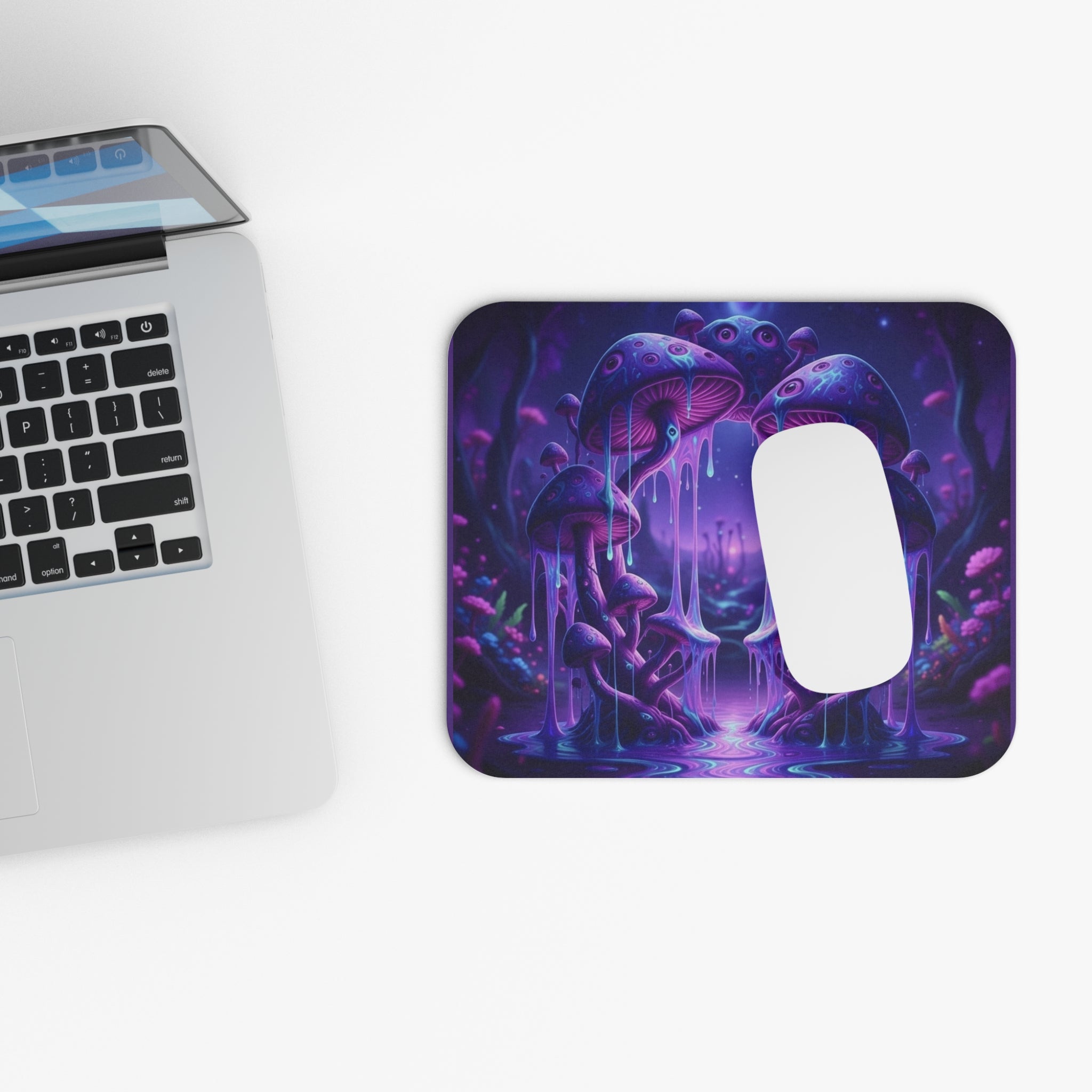 Mystical Mushroom Mouse Pad, Gaming Desk Accessory, Fantasy Decor for Home Office, Unique Gift for Gamers, Nature Lover's Desk
