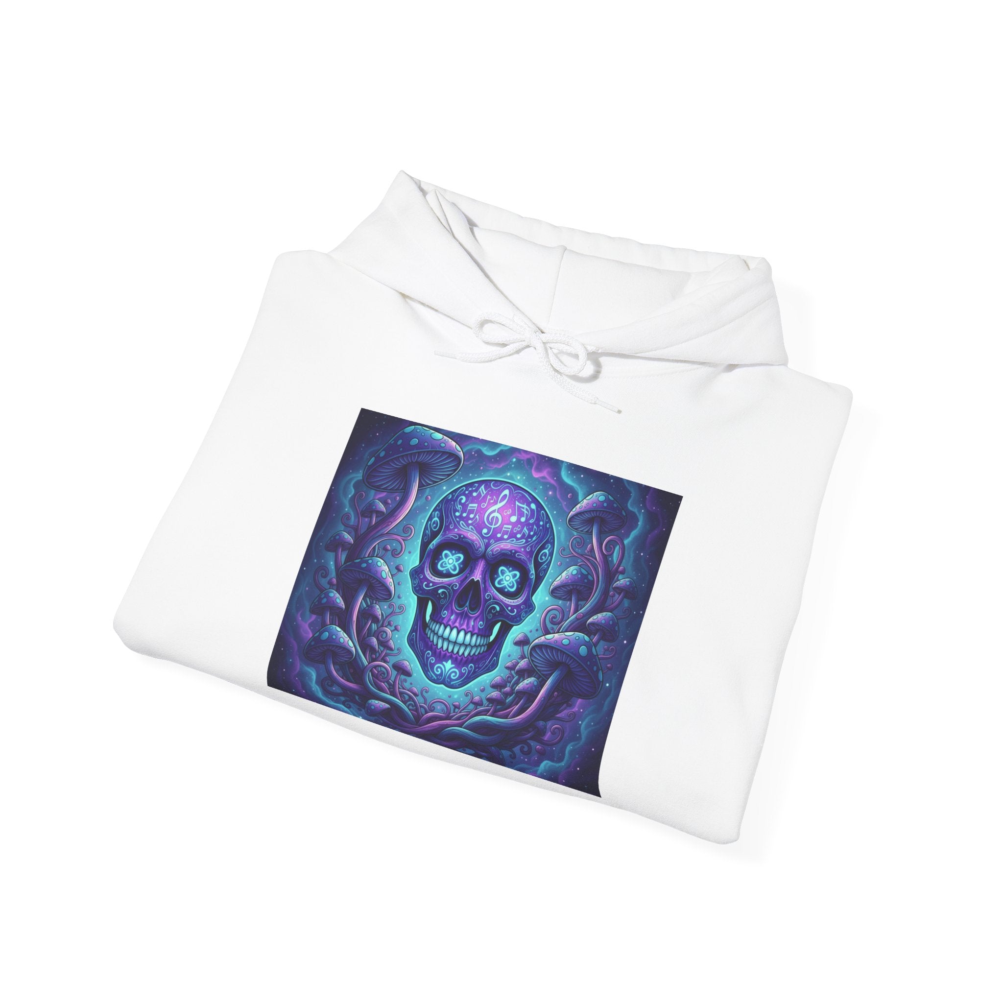 Purple Mystic Sugar Skull Hoodie Sweatshirt