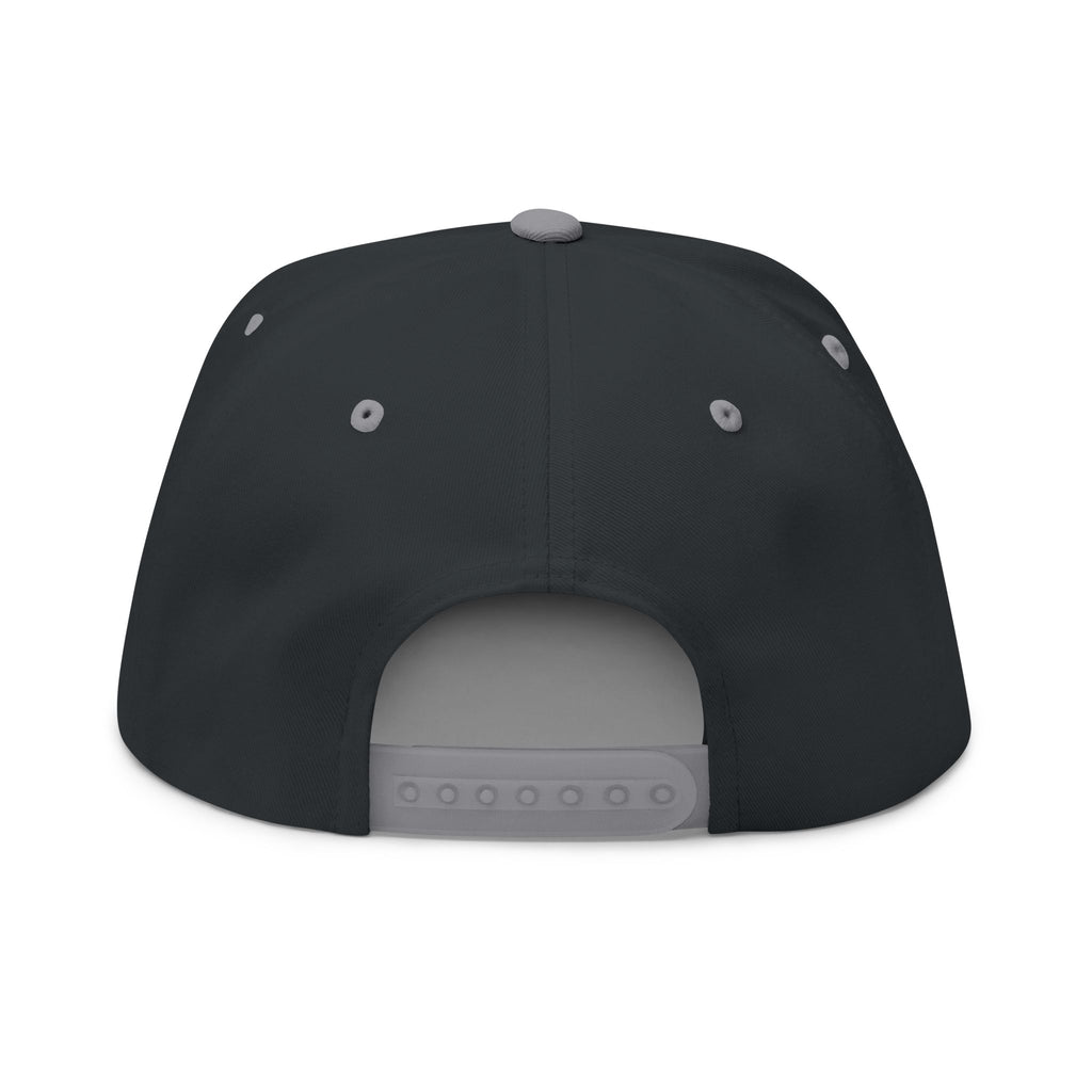 Stylish Embroidered Flat Bill Cap - Panther Design, Streetwear, Gift for Him, Accessory for All Occasions