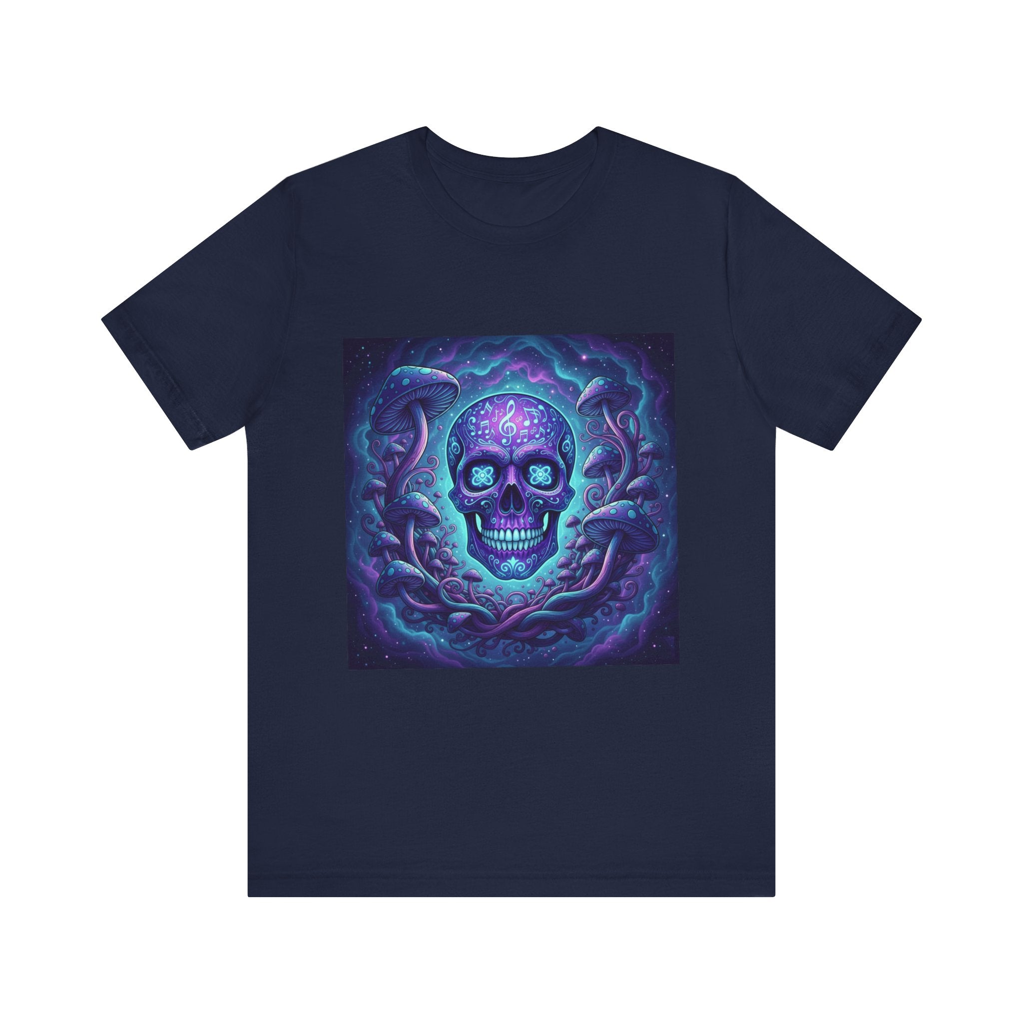 Gothic Skull Graphic Tee, Unisex T-Shirt, Casual Wear, Halloween Apparel, Music Festival Shirt, Edgy Streetwear, Unique Gift Idea