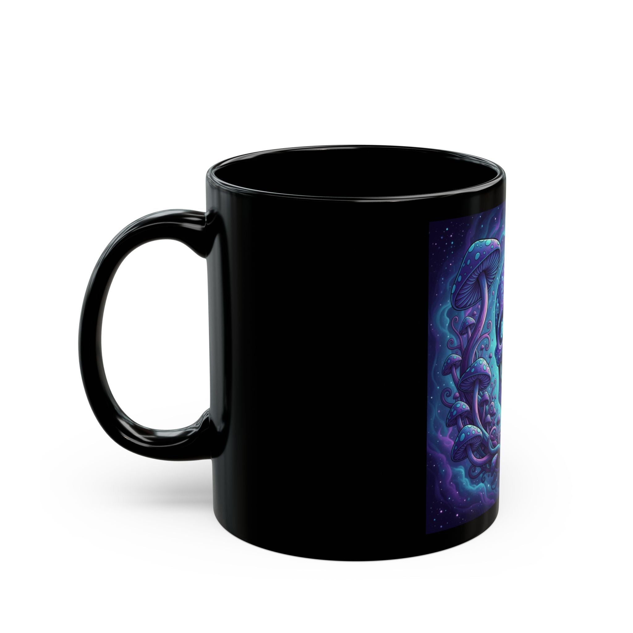 Psychedelic Skull Mug | Graphic Coffee Cup for Music Lovers | Gifts for Halloween, Birthdays, or Just Because | Unique Artwork