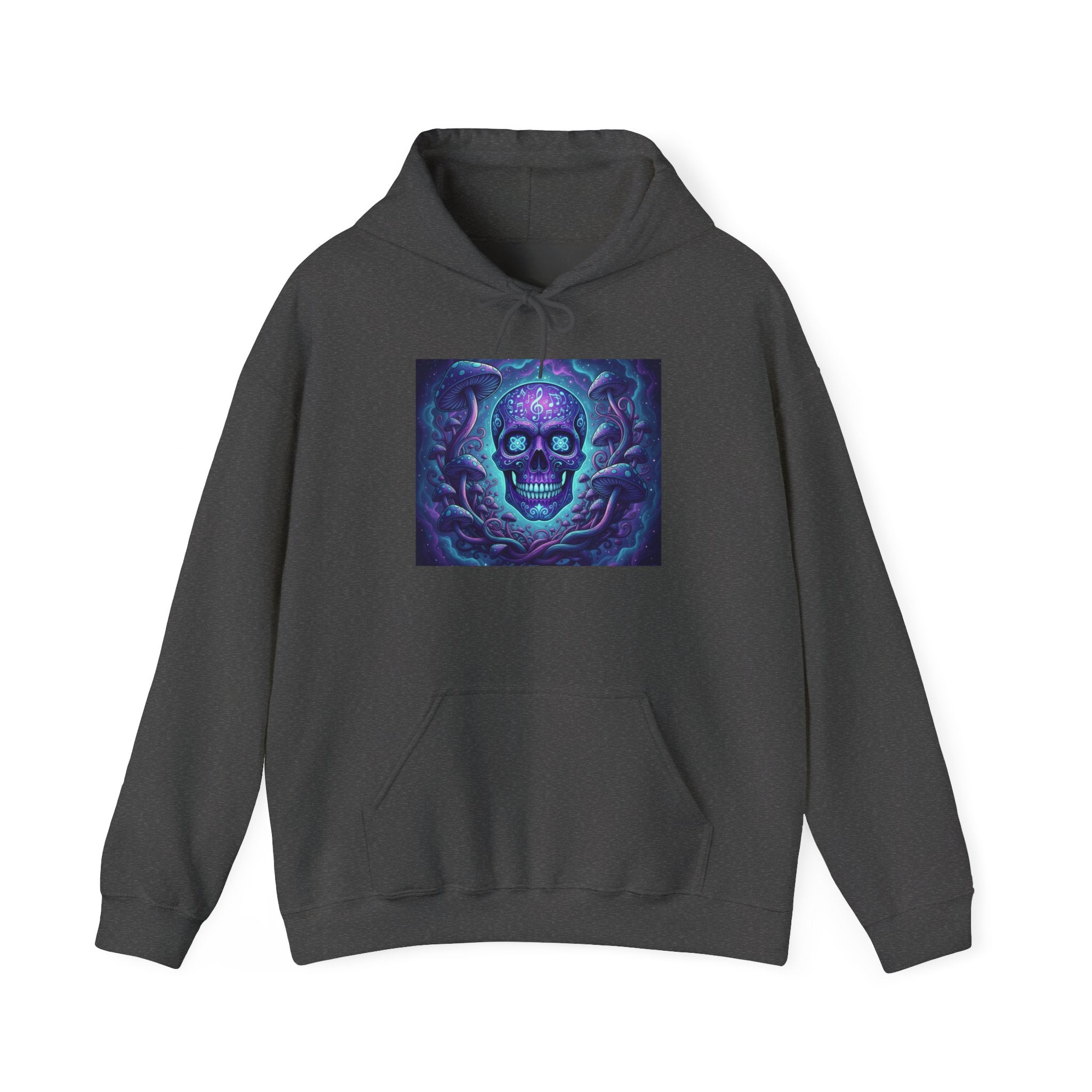 Purple Mystic Sugar Skull Hoodie Sweatshirt