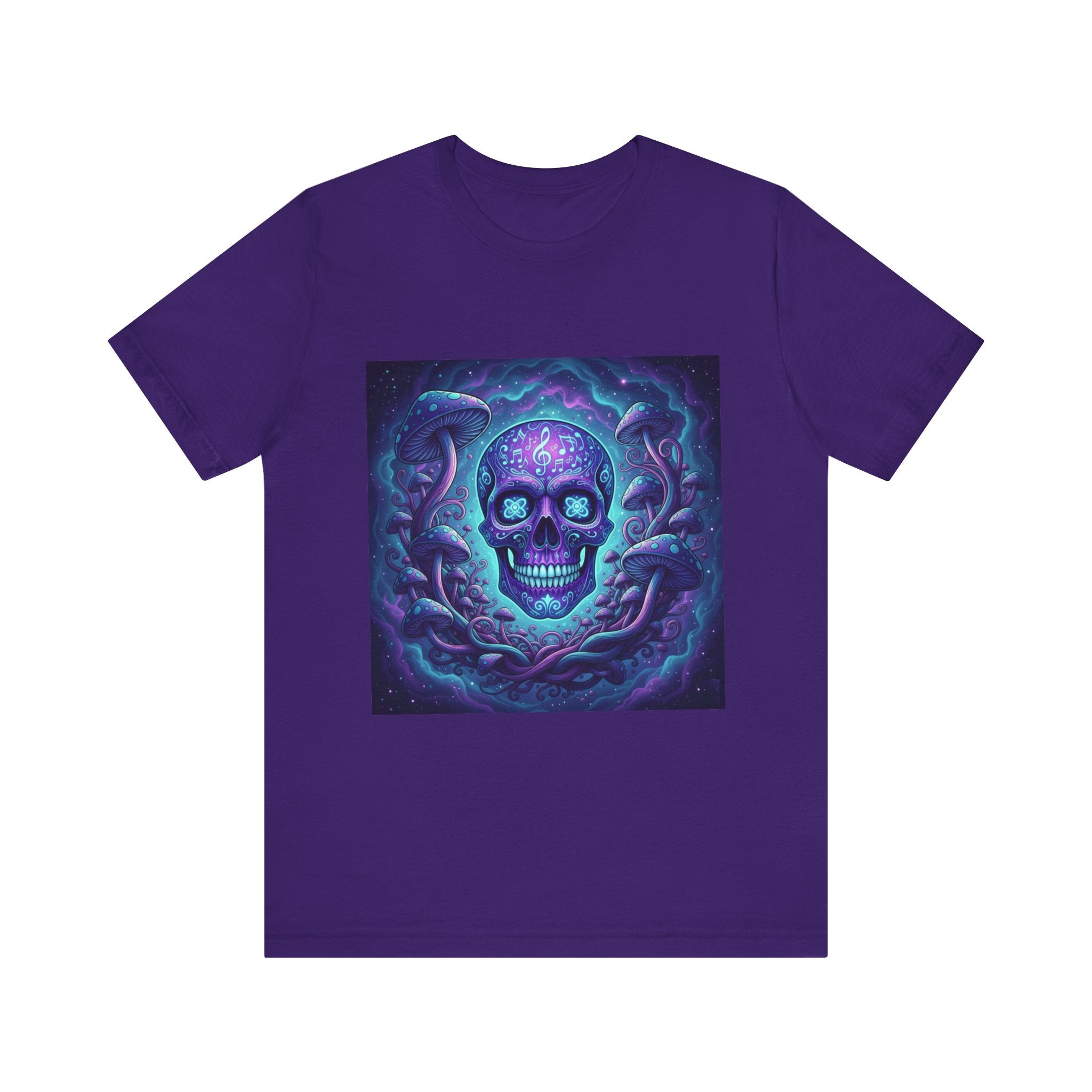Gothic Skull Graphic Tee, Unisex T-Shirt, Casual Wear, Halloween Apparel, Music Festival Shirt, Edgy Streetwear, Unique Gift Idea
